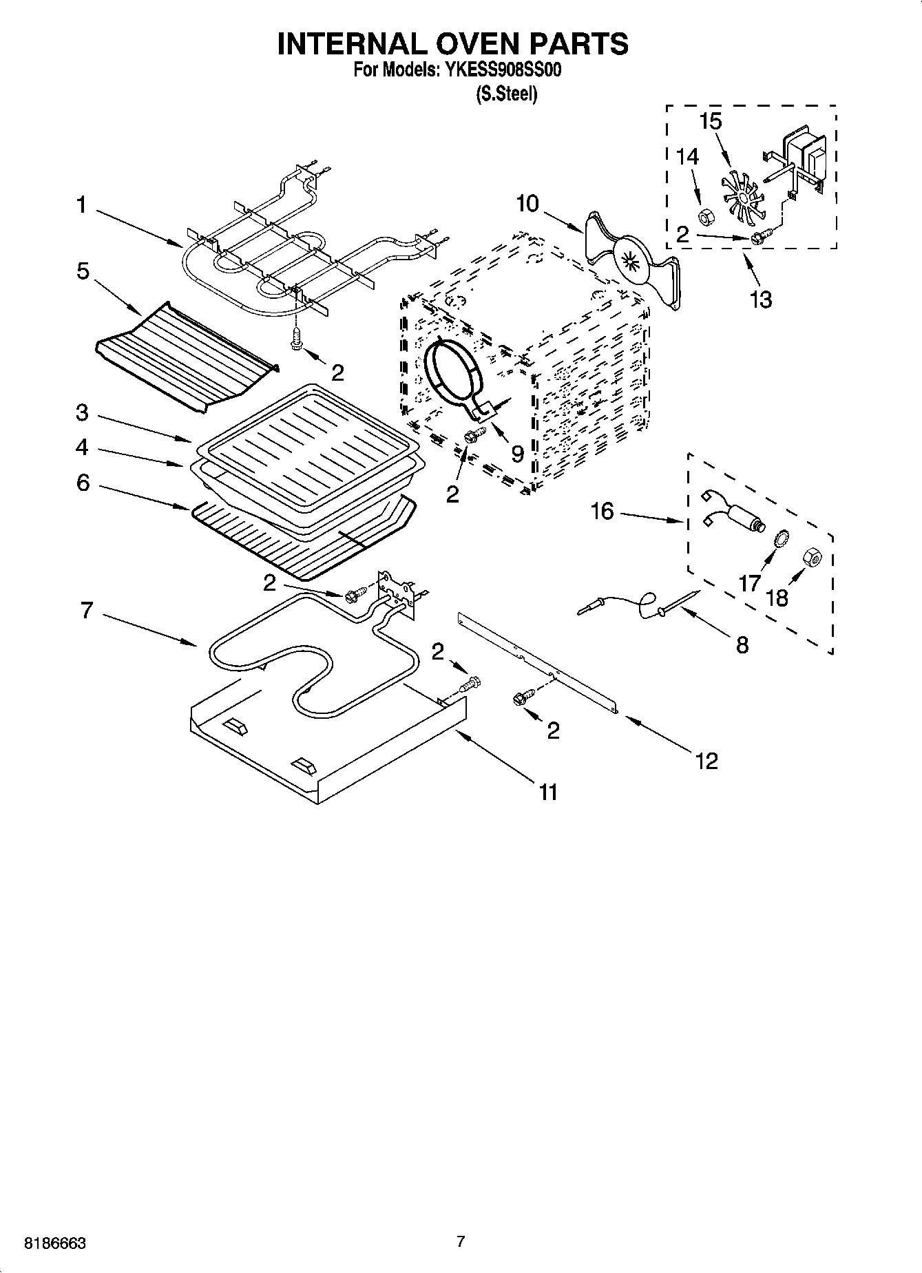05 - INTERNAL OVEN PARTS