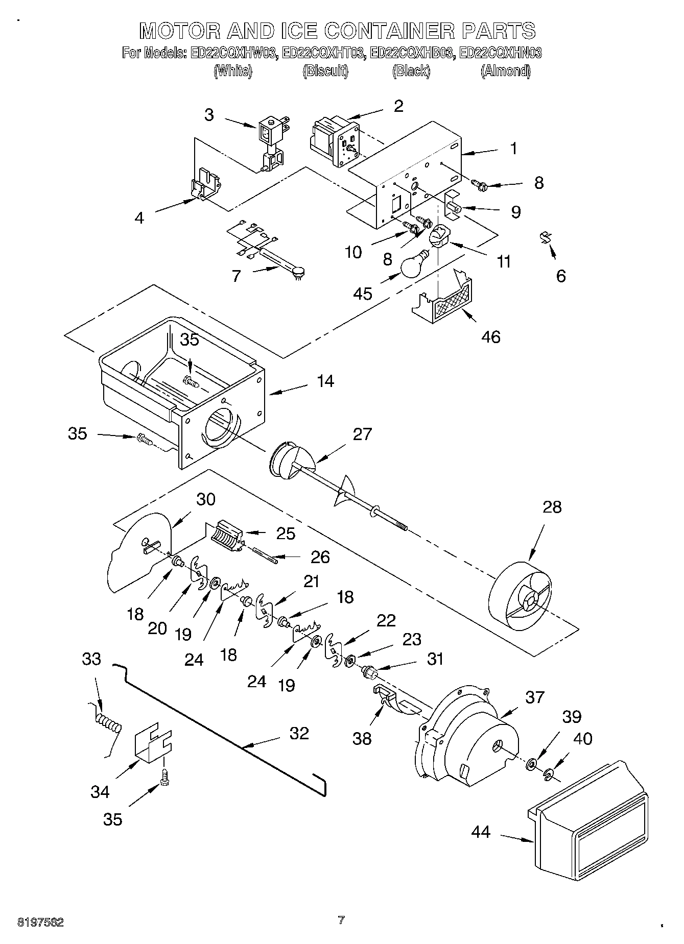 06 - MOTOR AND ICE CONTAINER