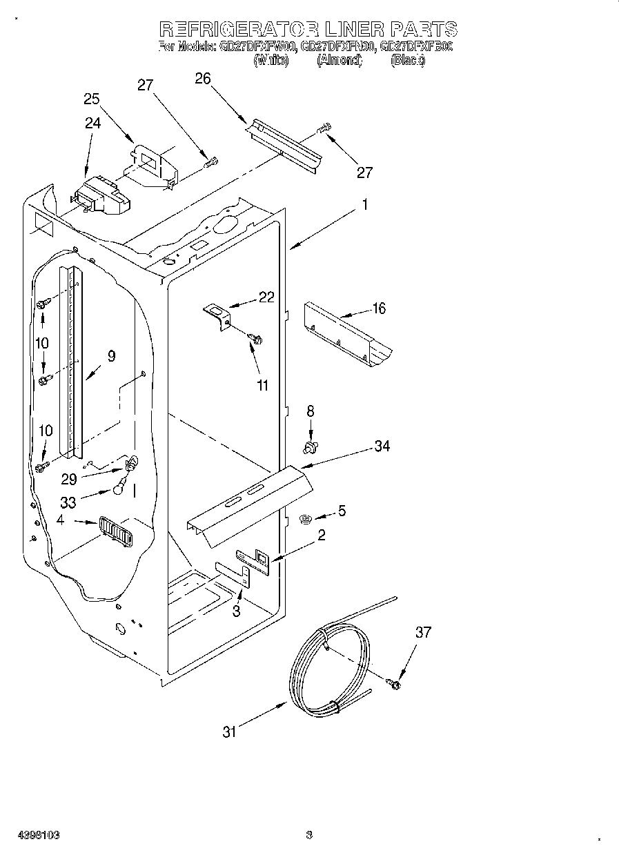 02 - REFRIGERATOR LINER
