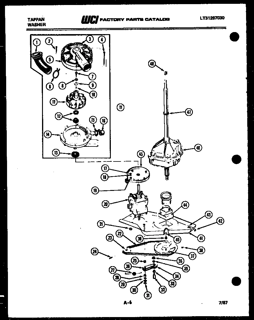 05 - WASHER DRIVE SYSTEM AND PUMP