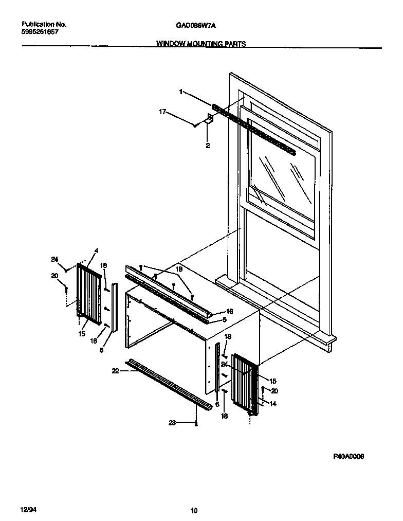06 - WINDOW MOUNTING PARTS