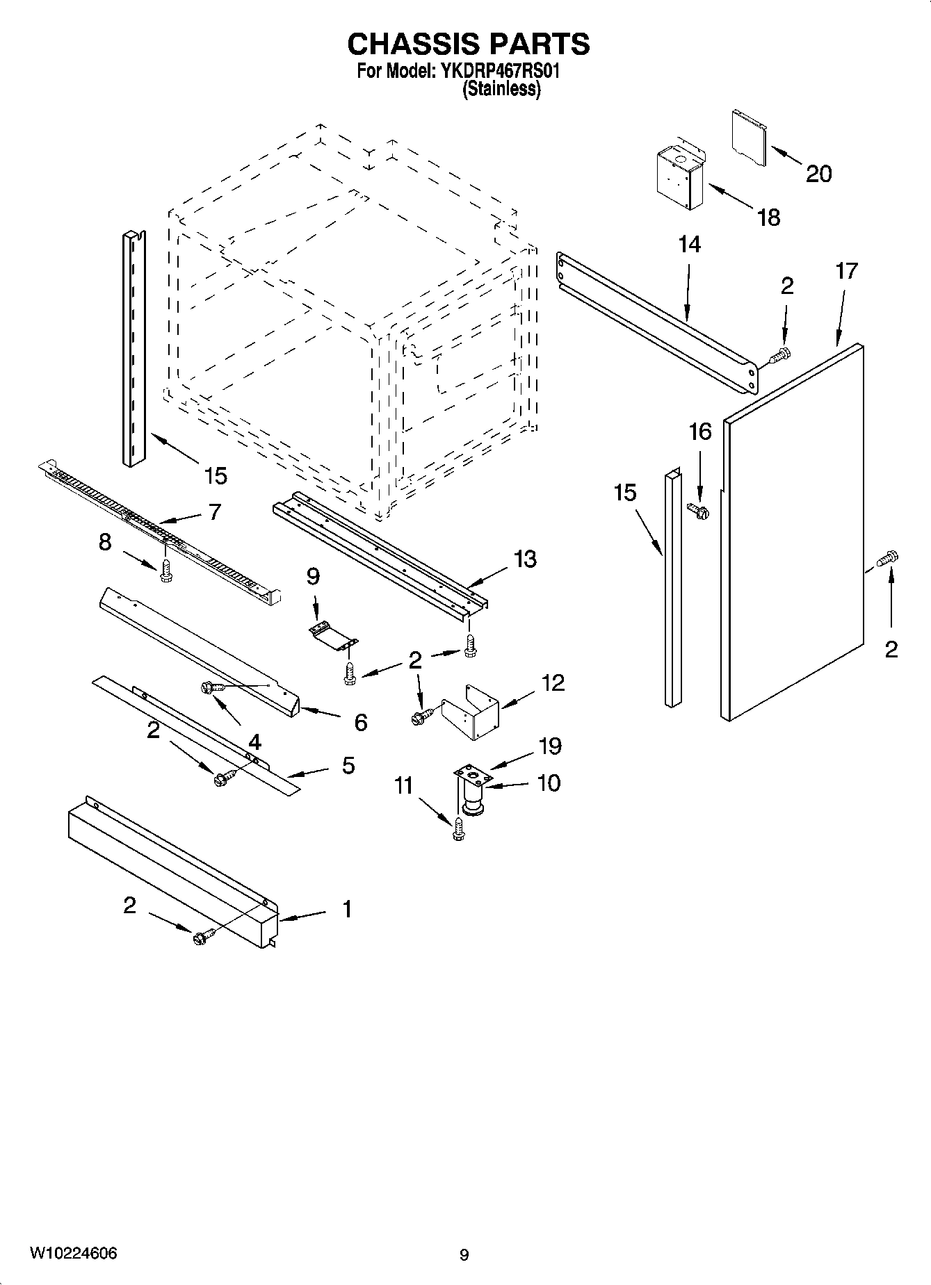 08 - CHASSIS PARTS, OPTIONAL PARTS