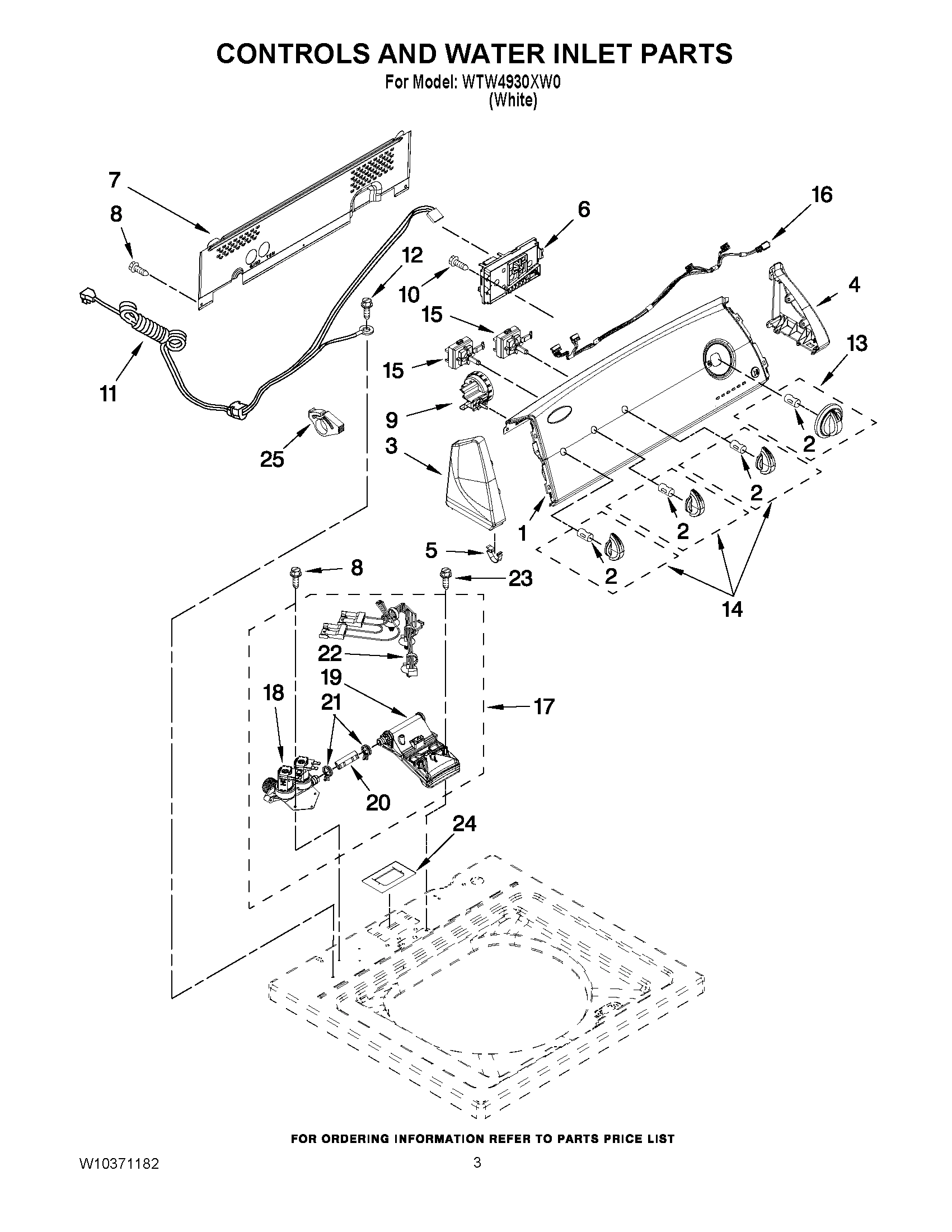 02 - CONTROLS AND WATER INLET PARTS