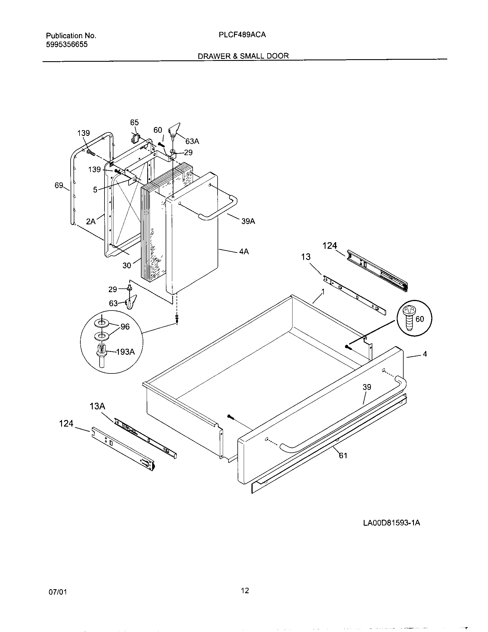 13 - DRAWER & SMALL DOOR