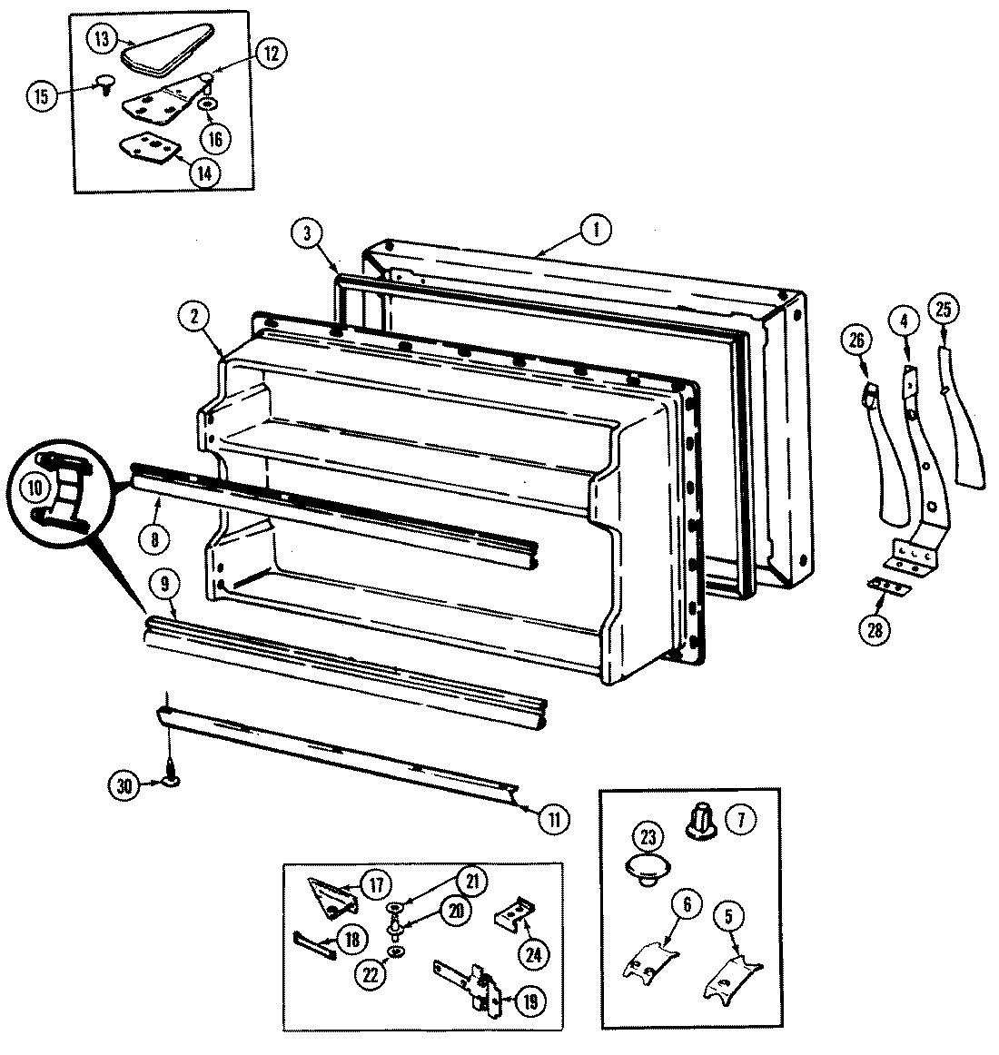 02 - FREEZER DOOR