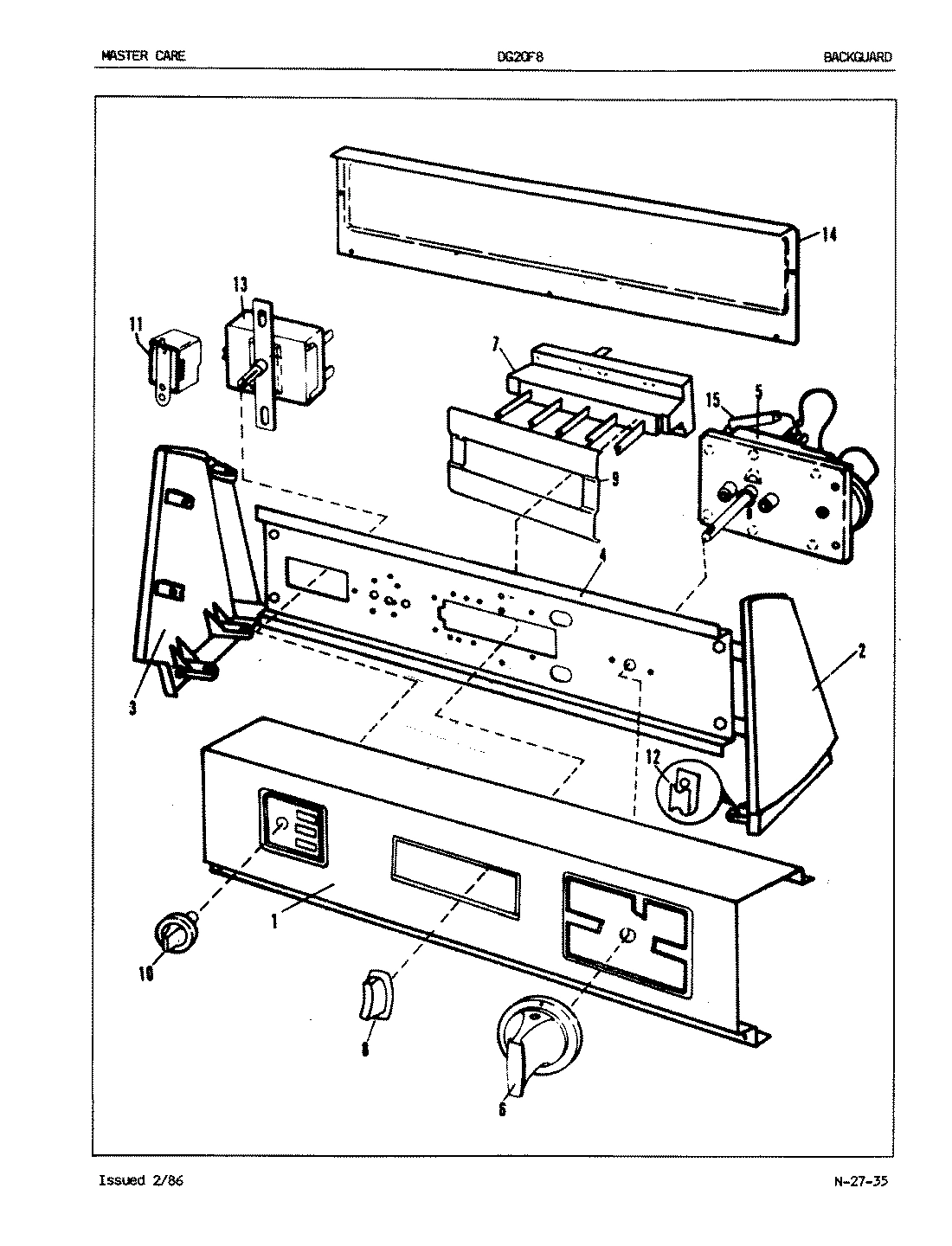 01 - CONTROL PANEL (REV. A-H)