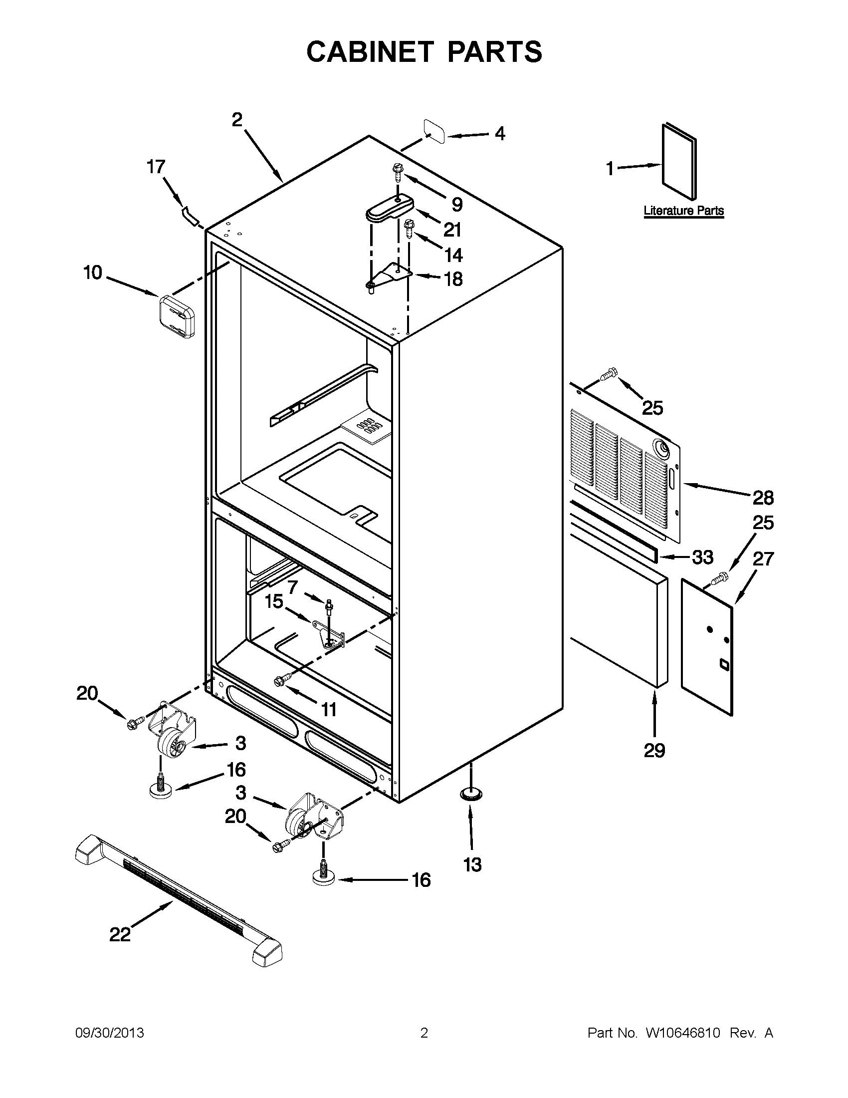 02 - CABINET PARTS