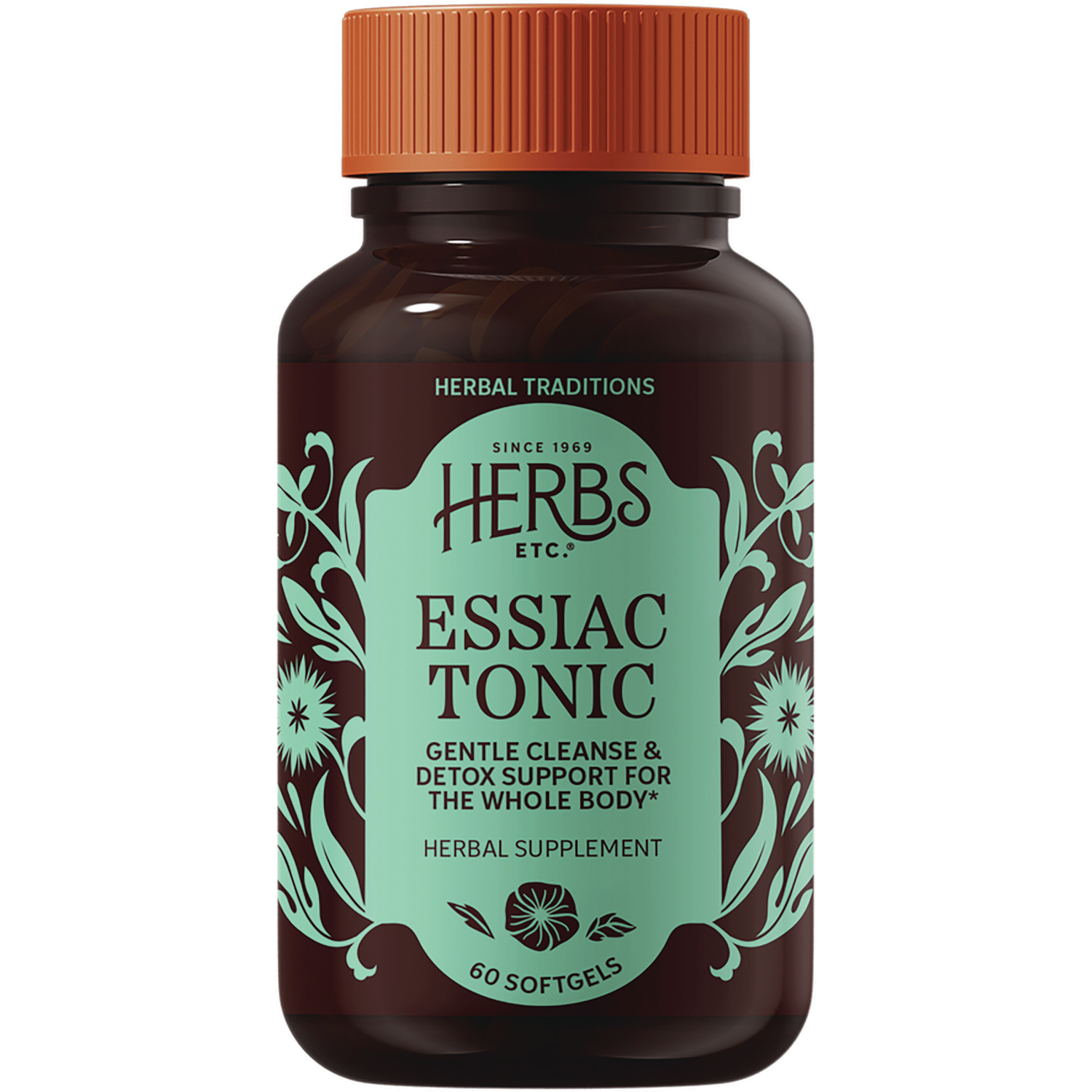 Herbs Etc. Essiac Tonic Vitamin | 60 Soft Gels