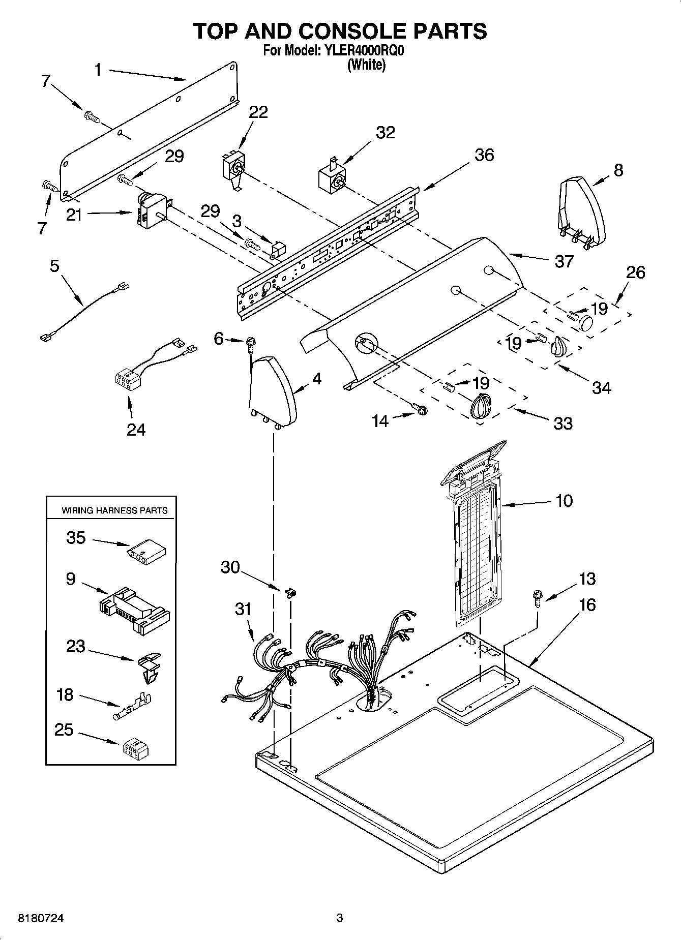 02 - TOP AND CONSOLE PARTS