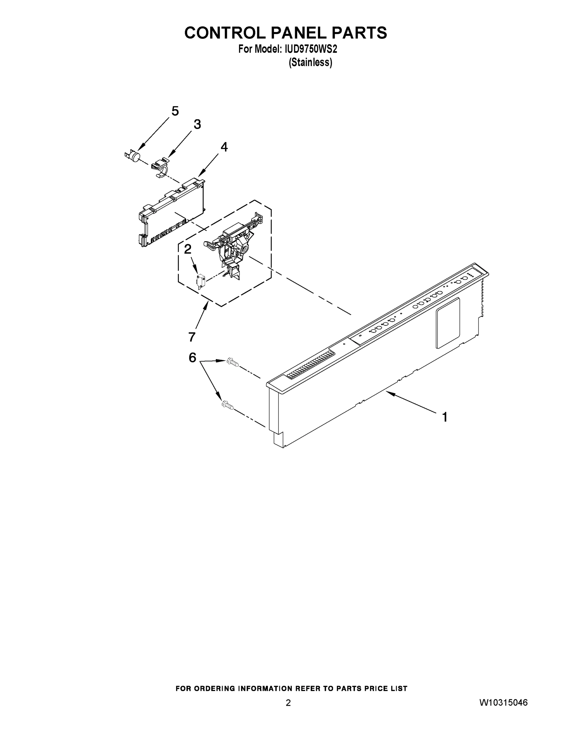 02 - CONTROL PANEL PARTS
