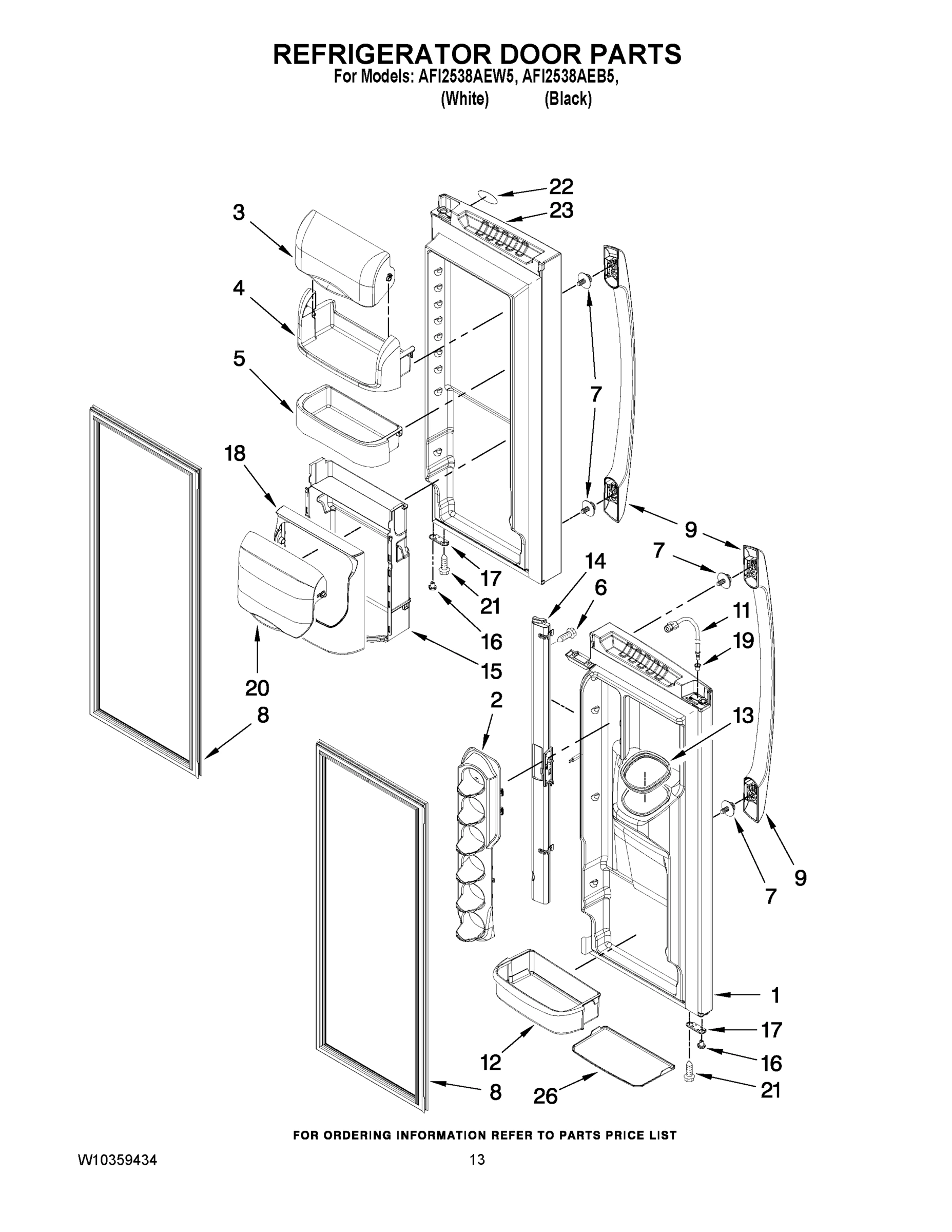 07 - REFRIGERATOR DOOR PARTS