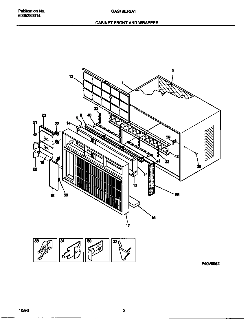02 - CABINET FRONT AND WRAPPER