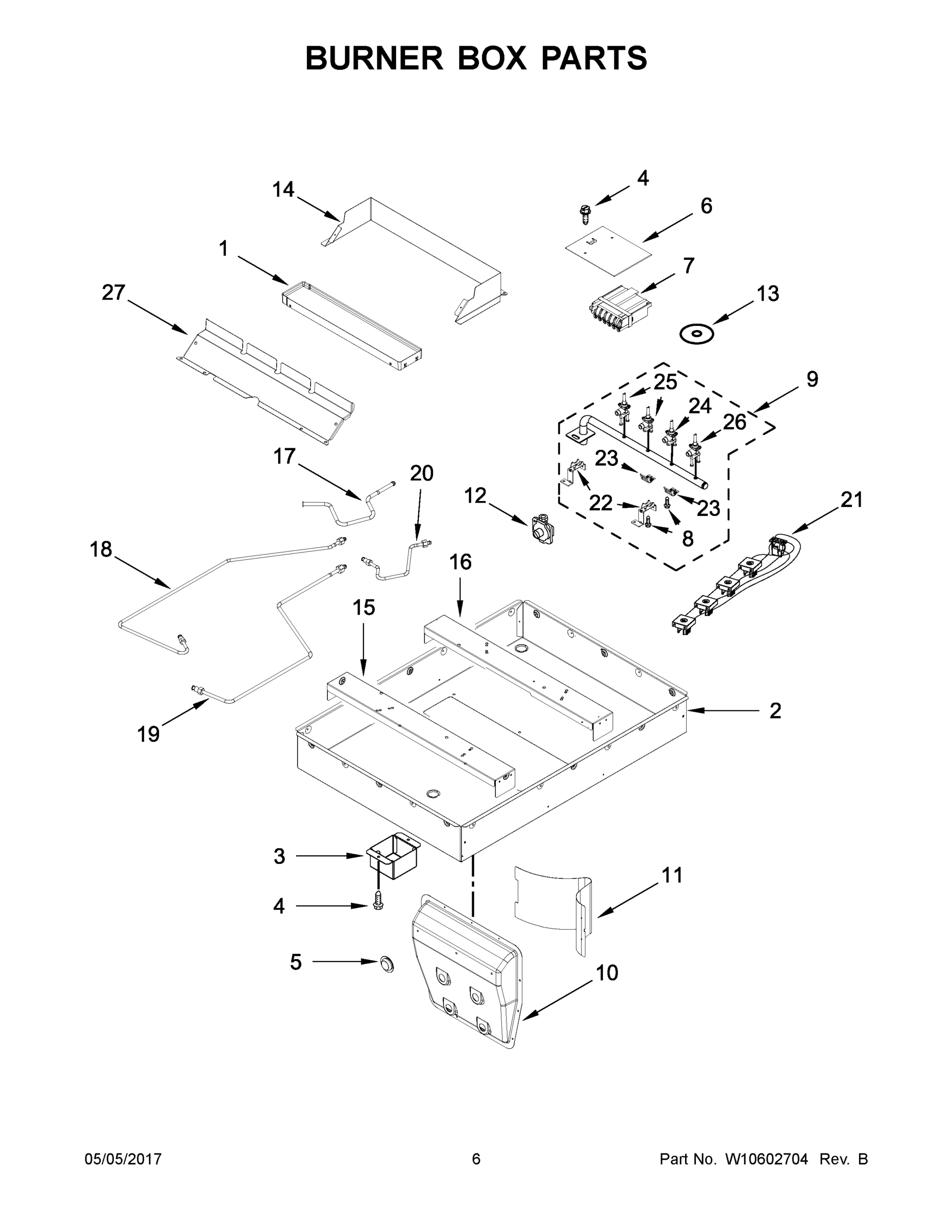 04 - BURNER BOX PARTS