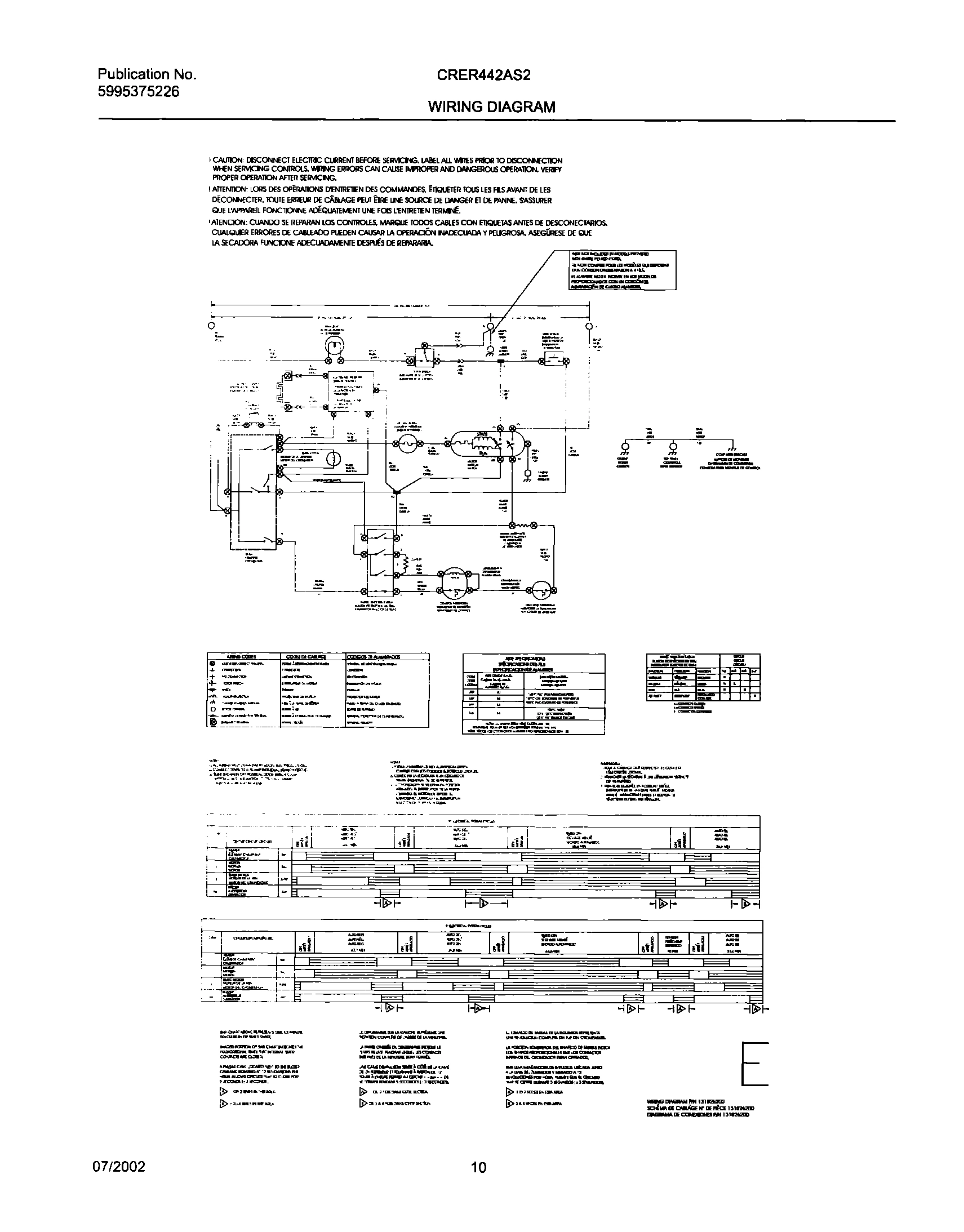 10 - 131826200 WIRING DIAGRAM