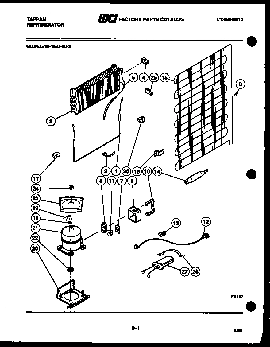 04 - SYSTEM AND AUTOMATIC DEFROST PARTS
