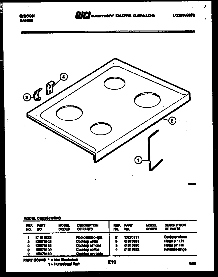 03 - COOKTOP PARTS