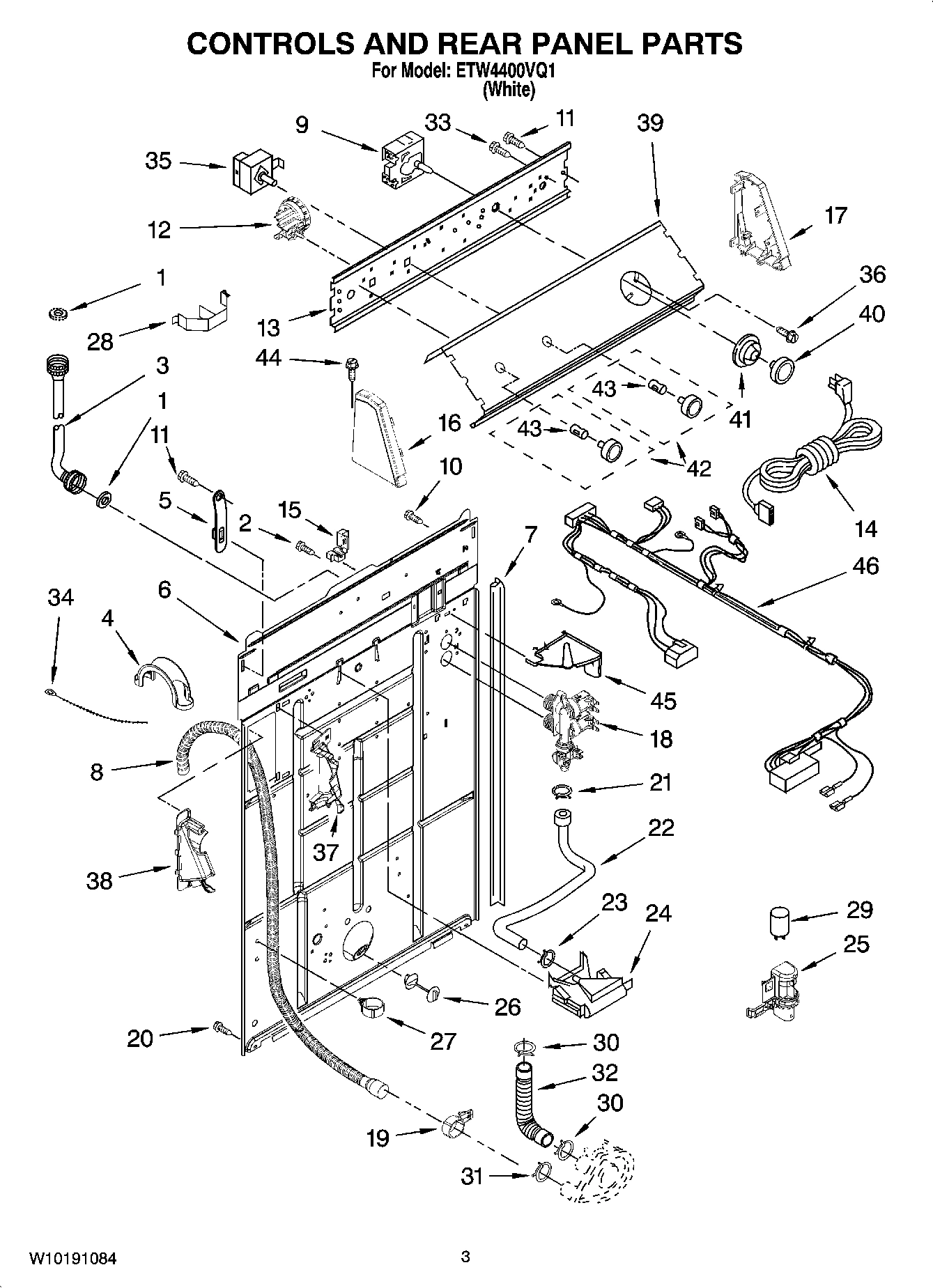 02 - CONTROLS AND REAR PANEL PARTS