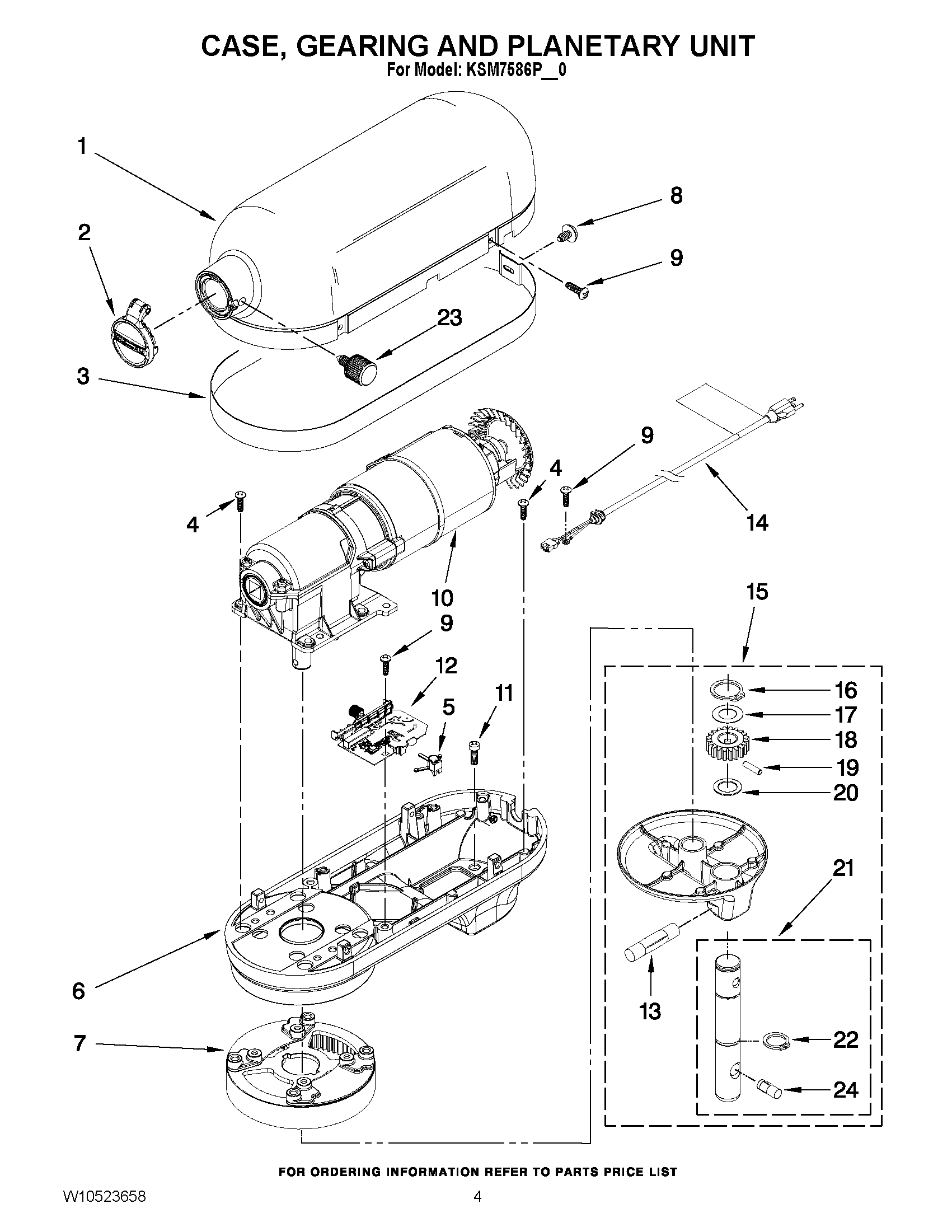 02 - CASE, GEARING AND PLANETARY UNIT