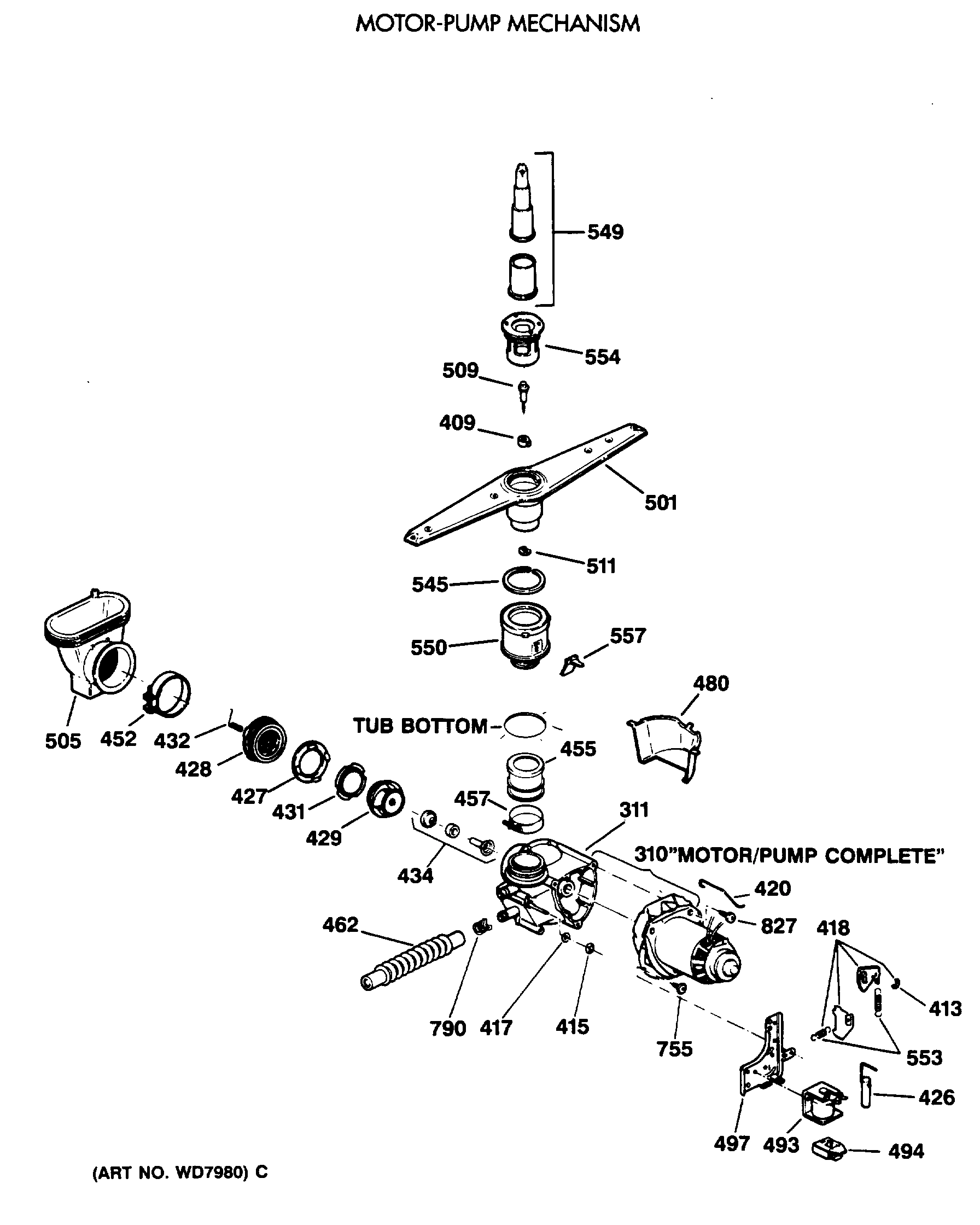 MOTOR-PUMP MECHANISM