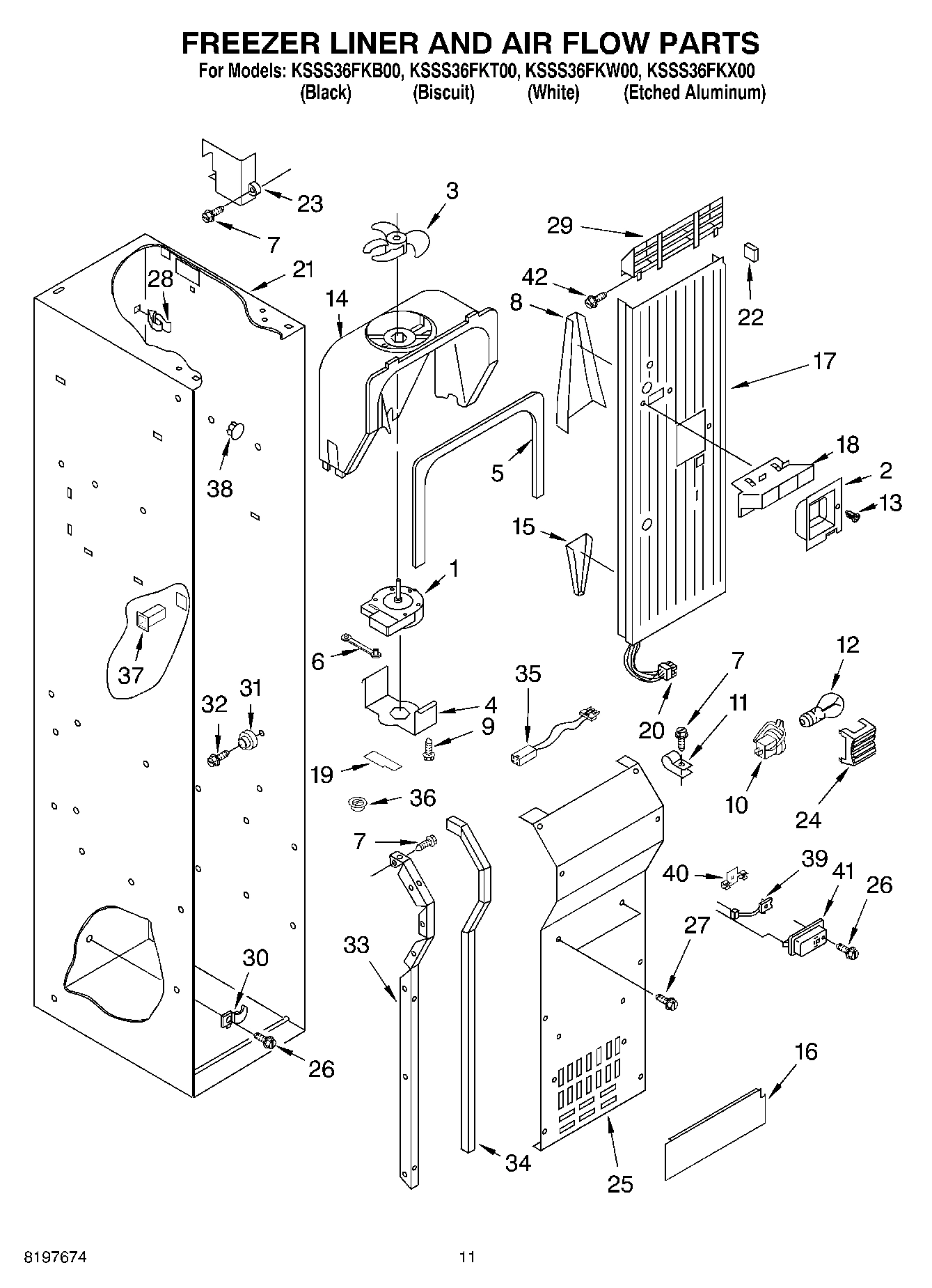 08 - FREEZER LINER AND AIR FLOW