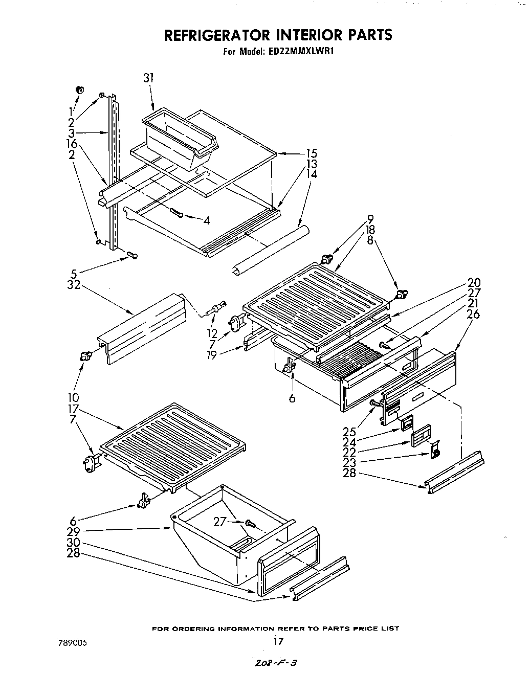 10 - REFRIGERATOR INTERIOR , LIT/OPTIONAL