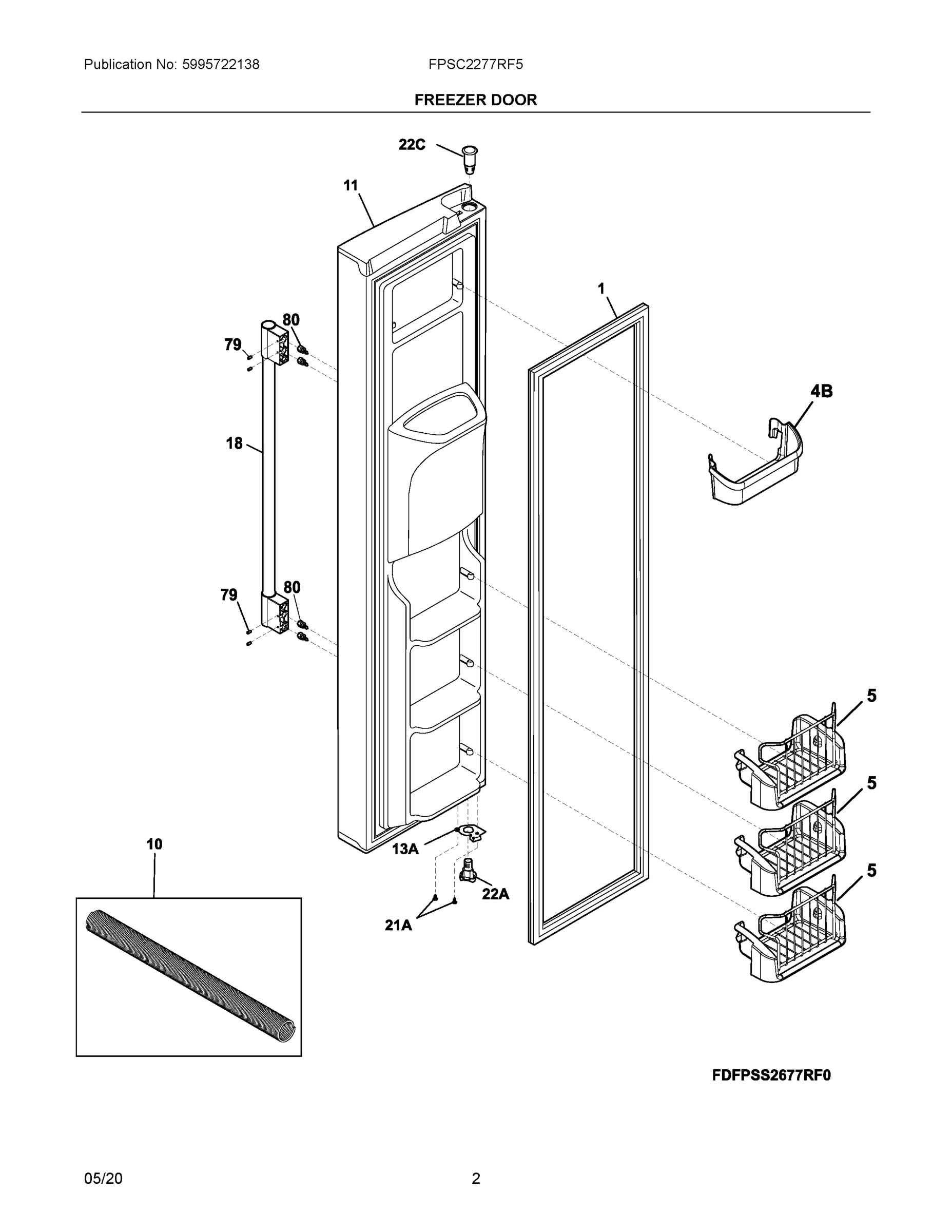 02 - FREEZER DOOR