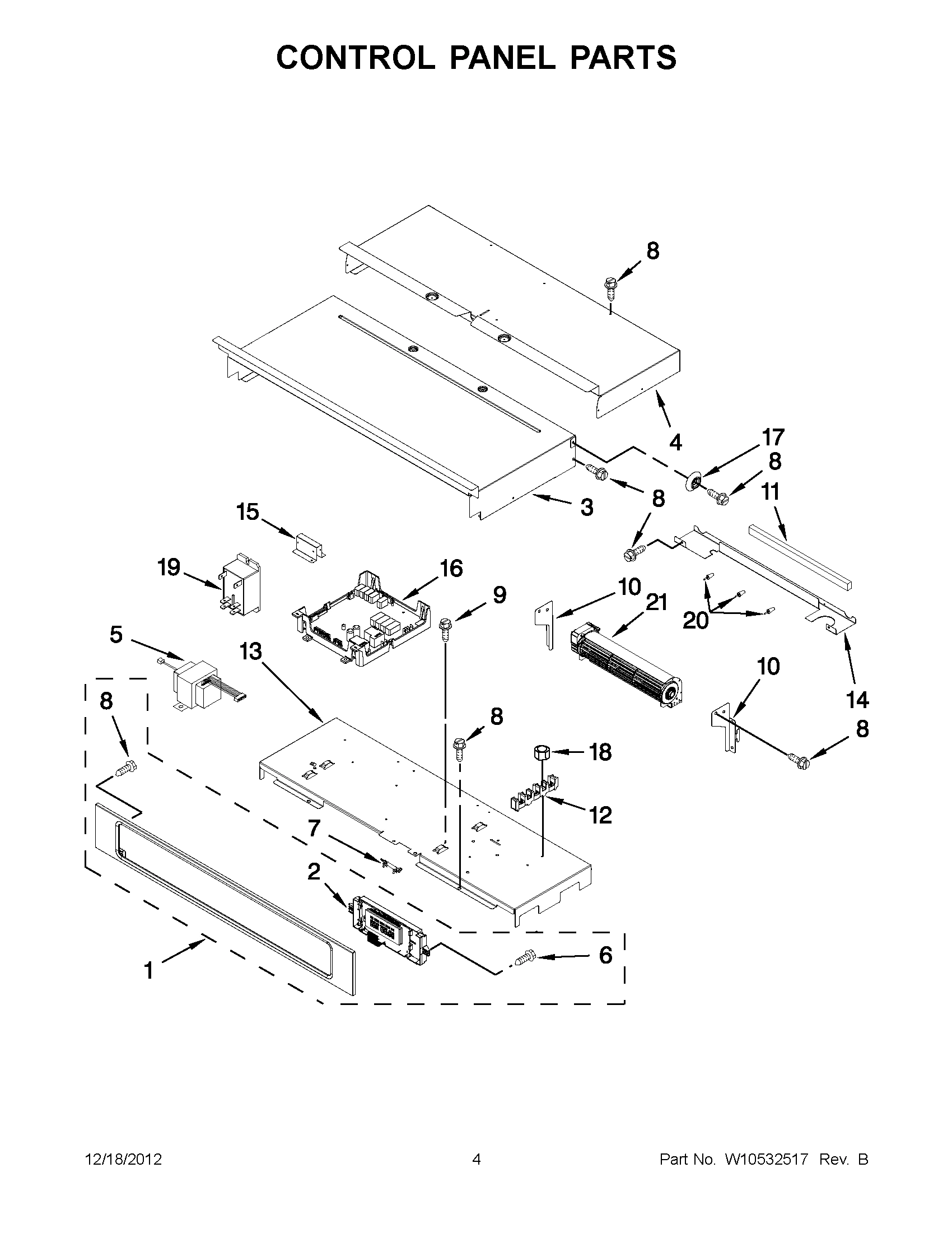 02 - CONTROL PANEL PARTS