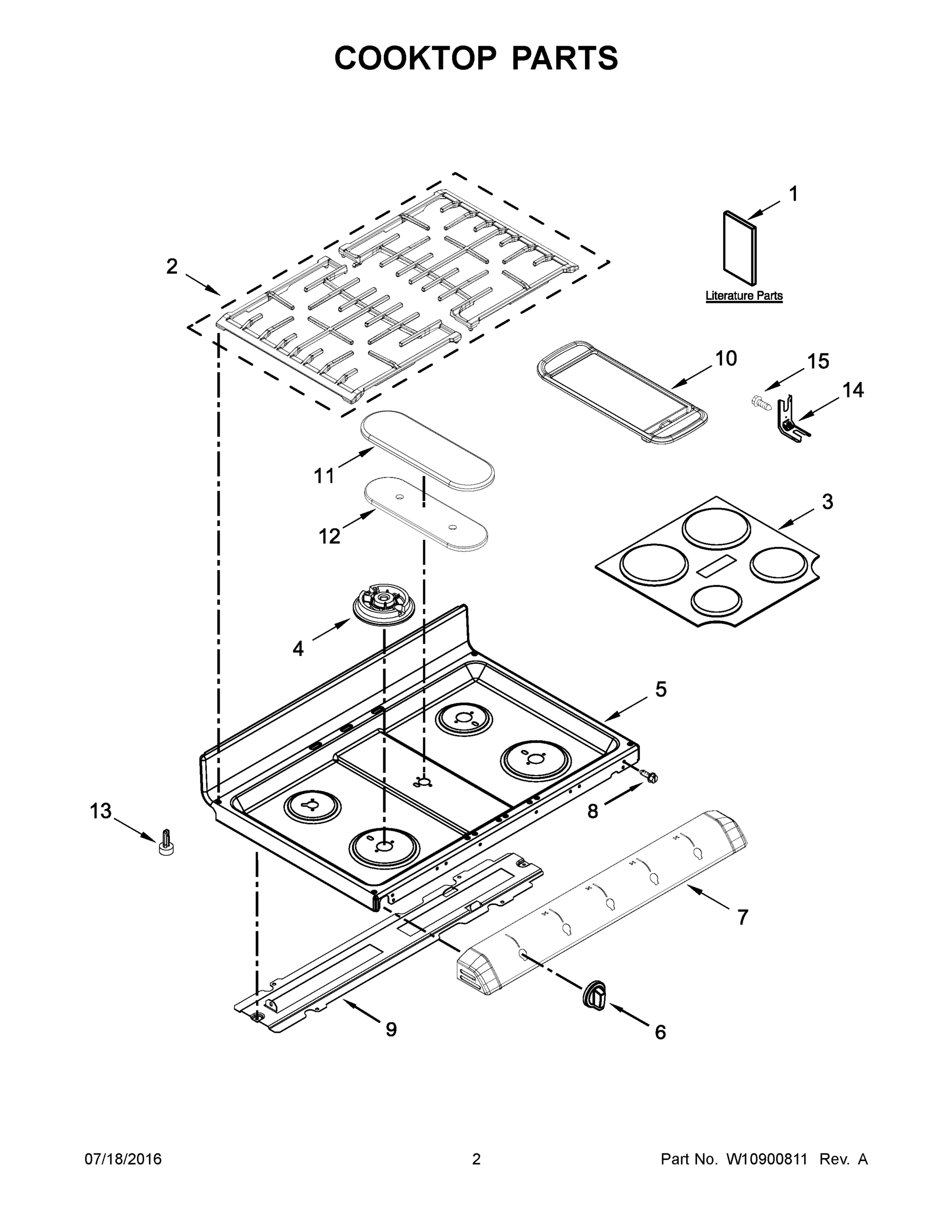 02 - COOKTOP PARTS