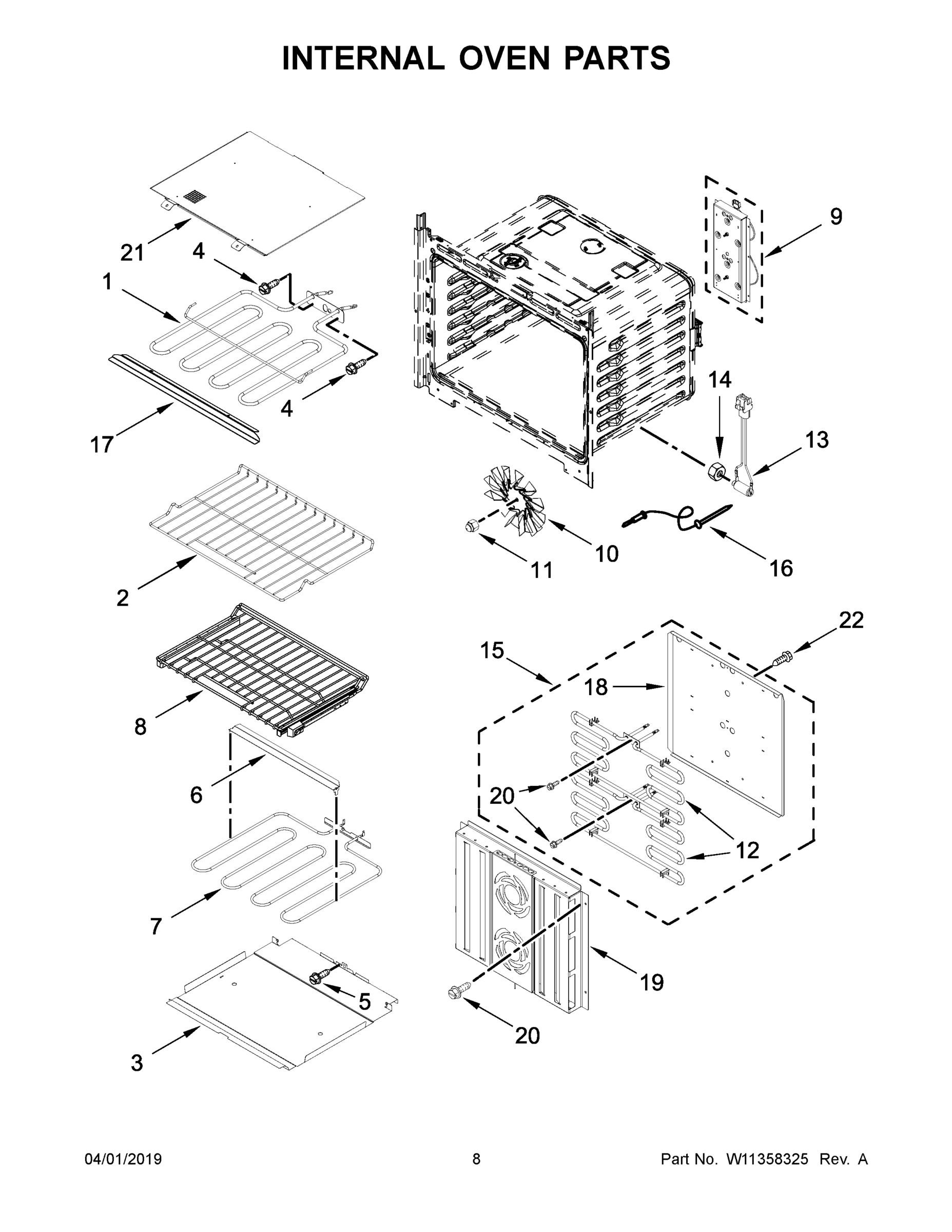 05 - INTERNAL OVEN PARTS