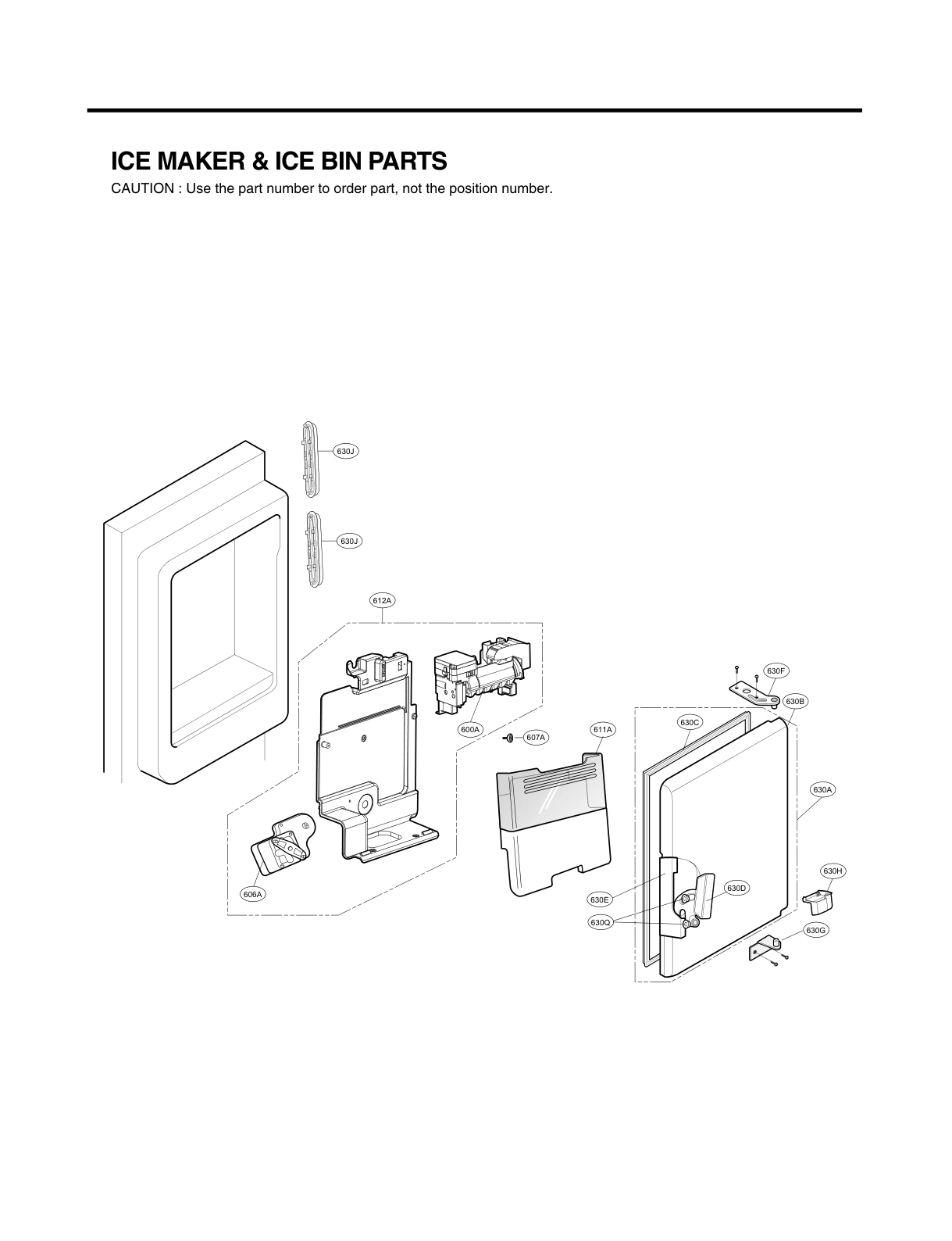 ICEMAKER & ICE BIN PARTS
