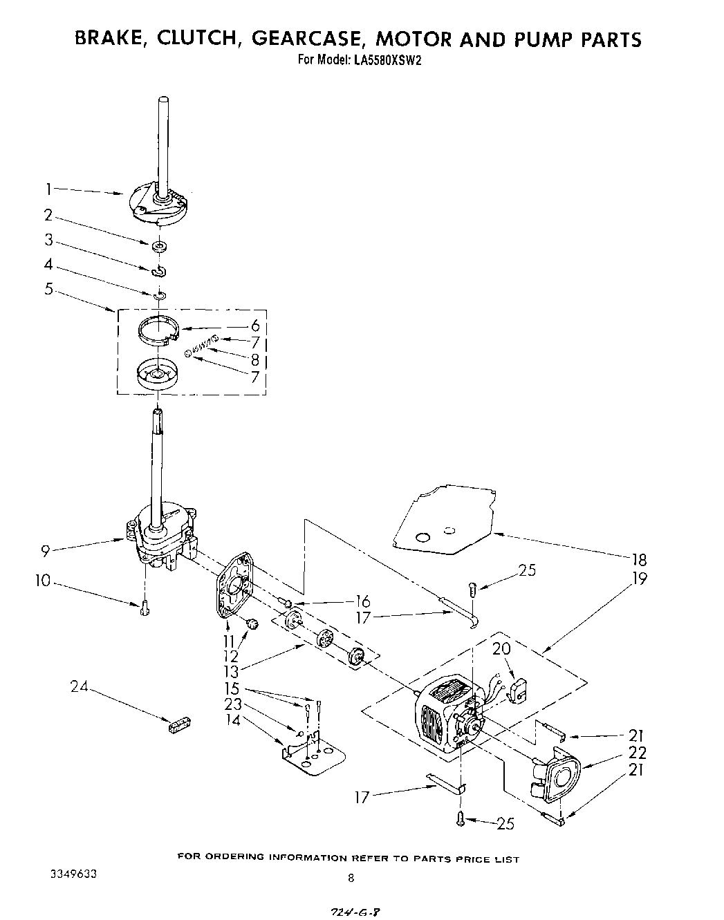 06 - BRAKE, CLUTCH, GEARCASE, MOTOR AND PUMP