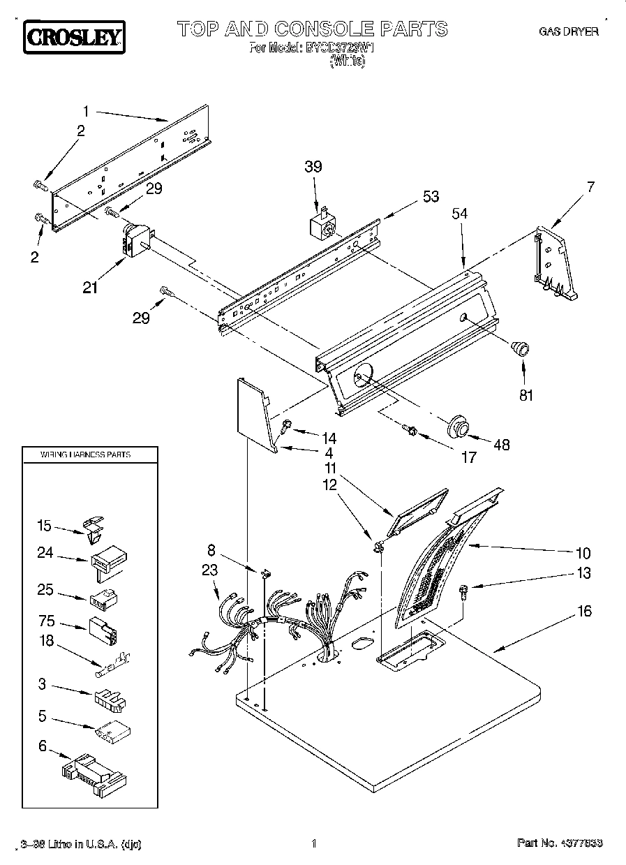 01 - TOP AND CONSOLE, LIT/OPTIONAL