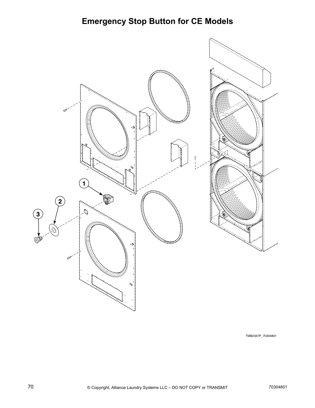 Emergency Stop Button for CE Models