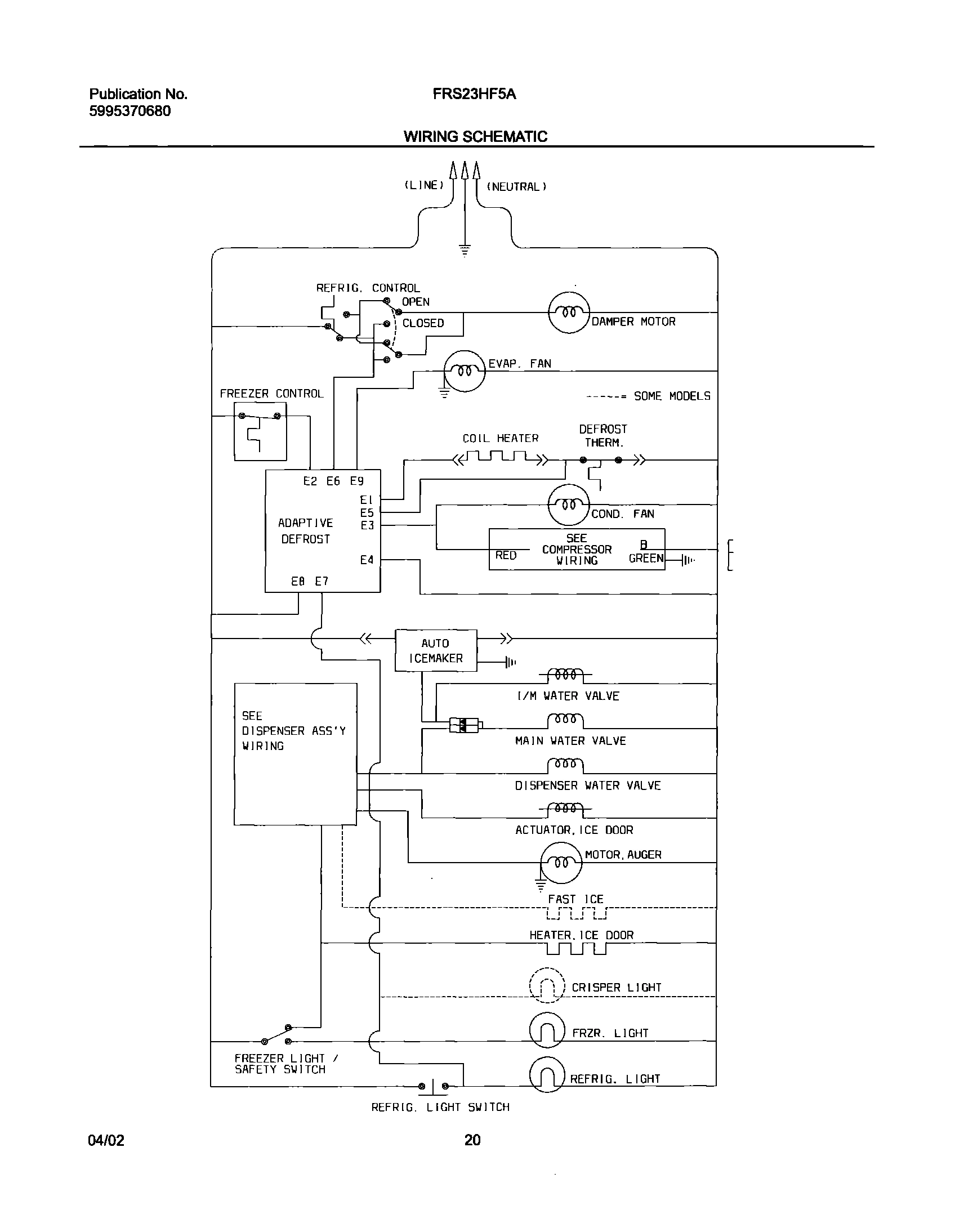 20 - WIRING SCHEMATIC
