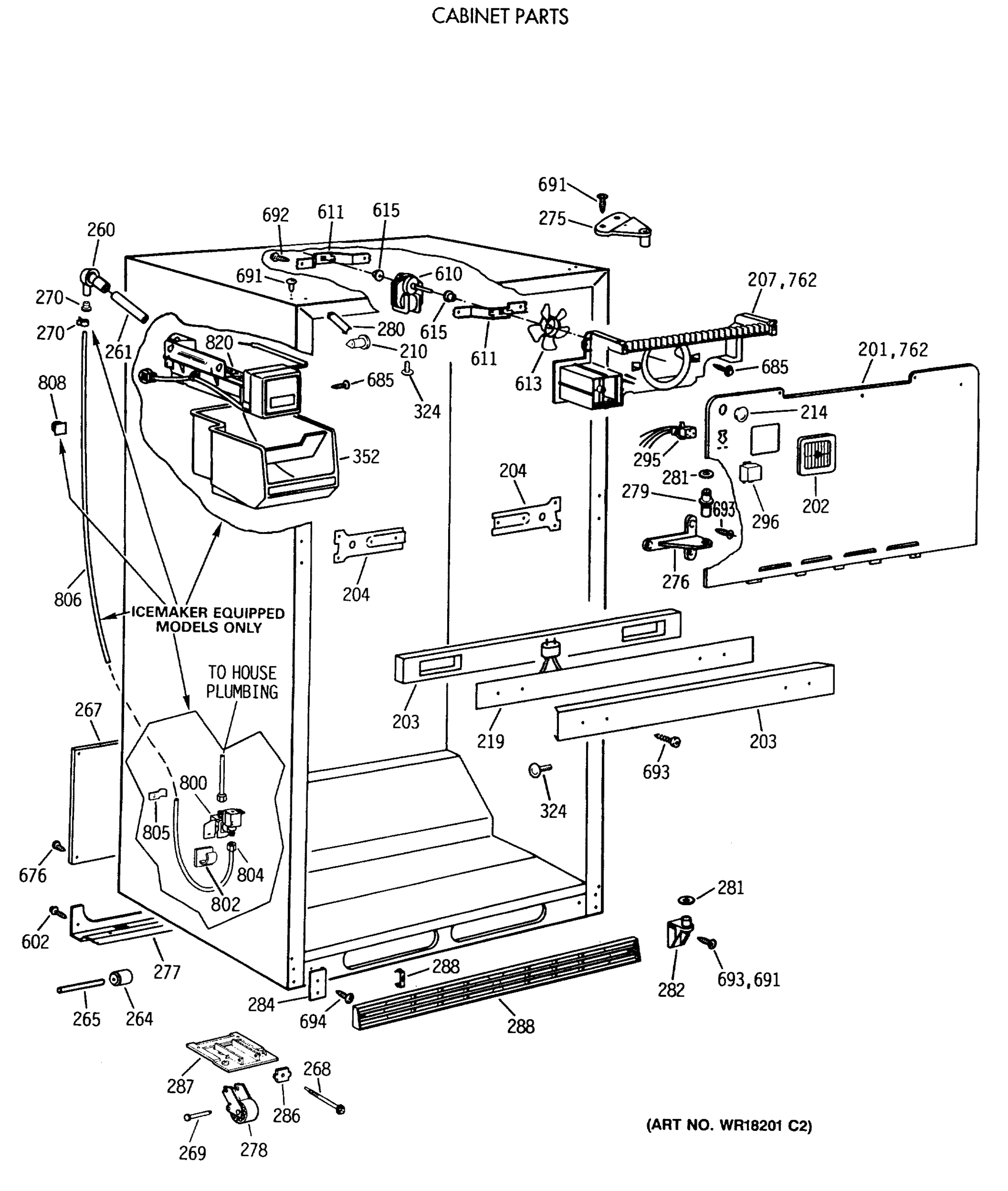 CABINET PARTS
