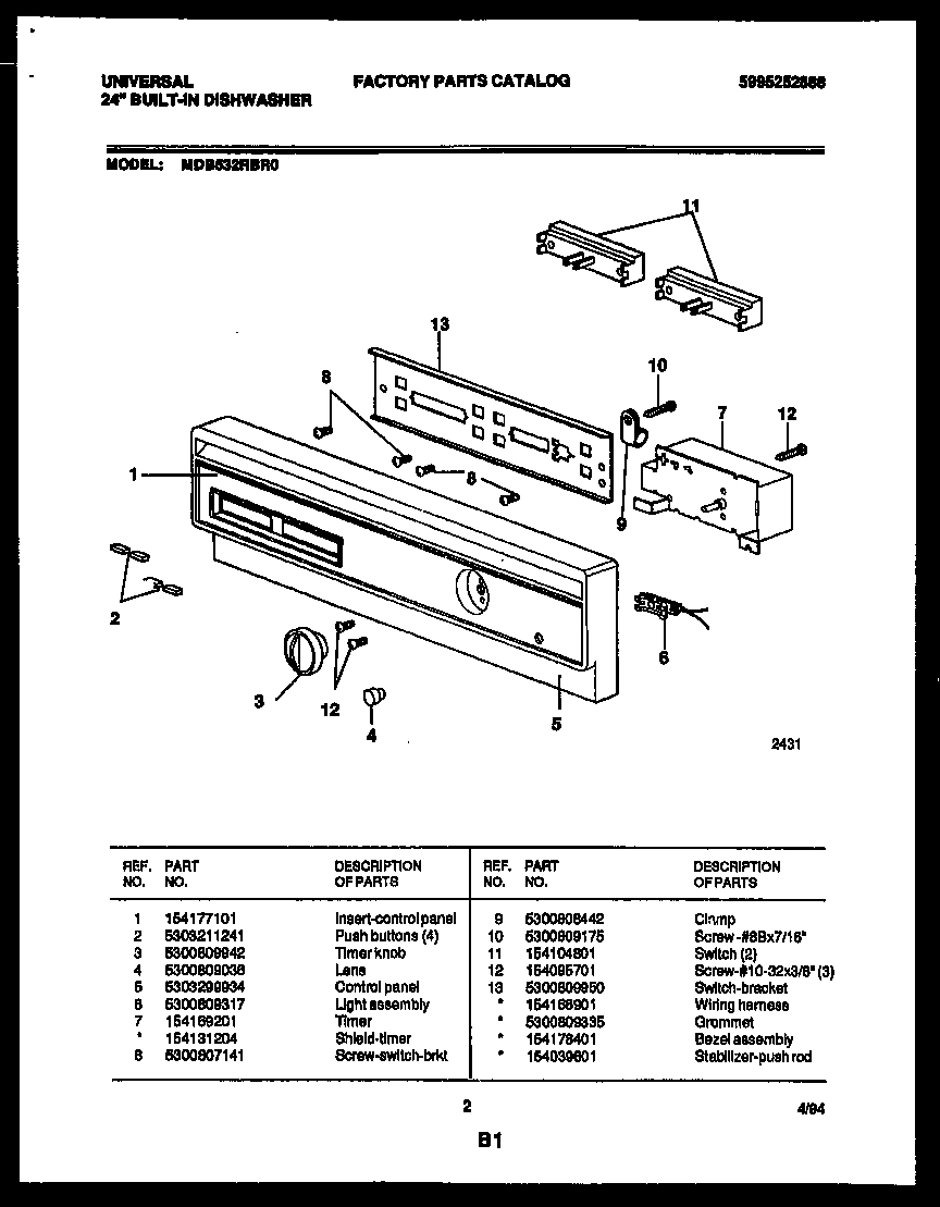 02 - CONSOLE AND CONTROL PARTS