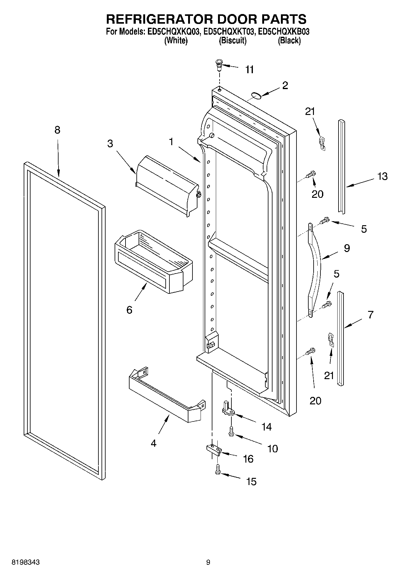 06 - REFRIGERATOR DOOR PARTS