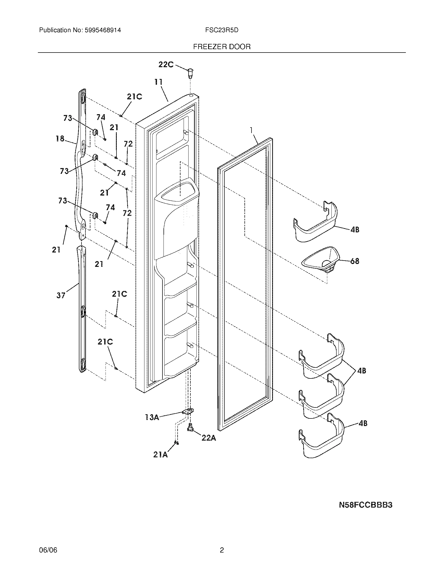 03 - FREEZER DOOR