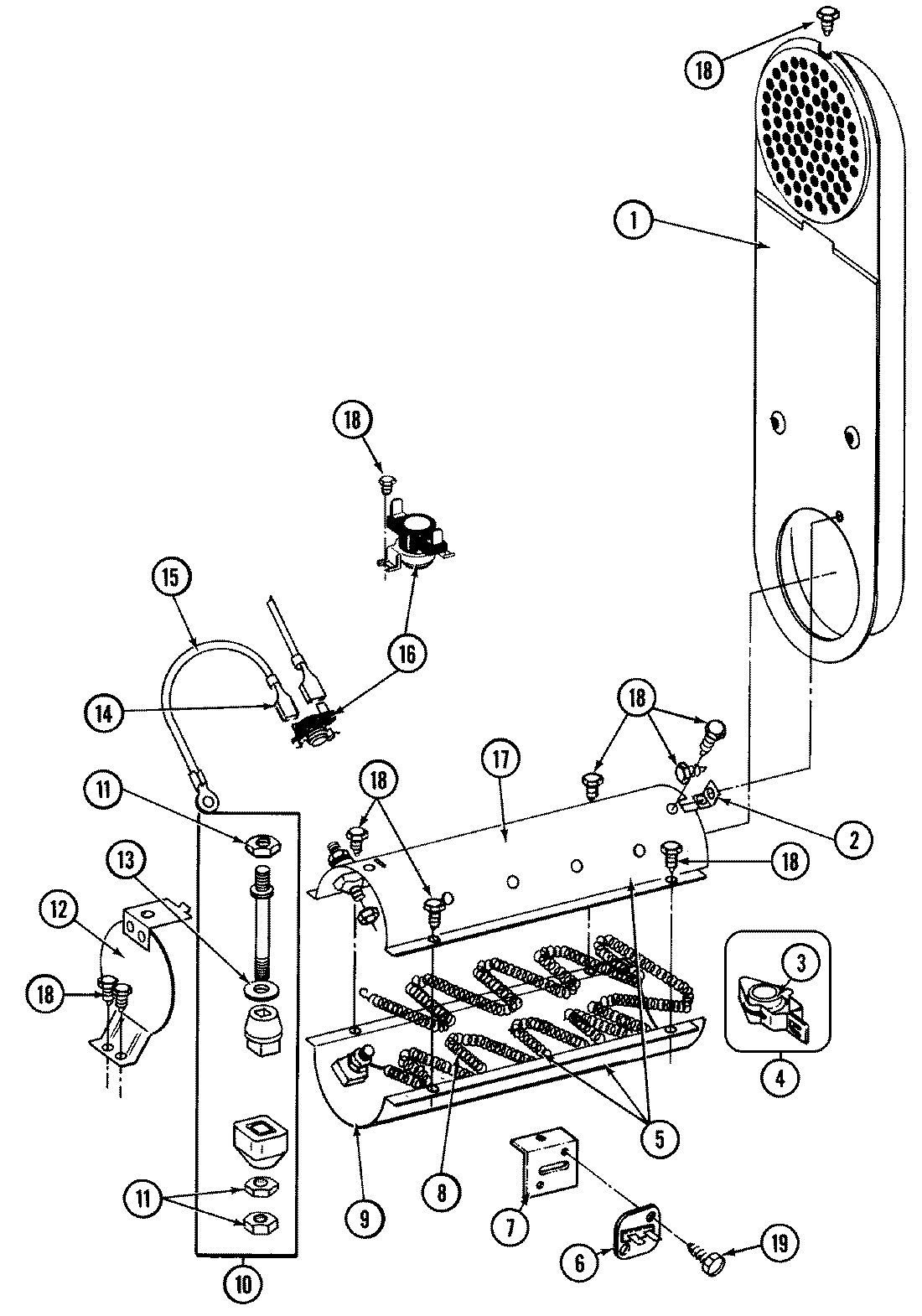 01 - INLET DUCT & HEATER ASSEMBLY