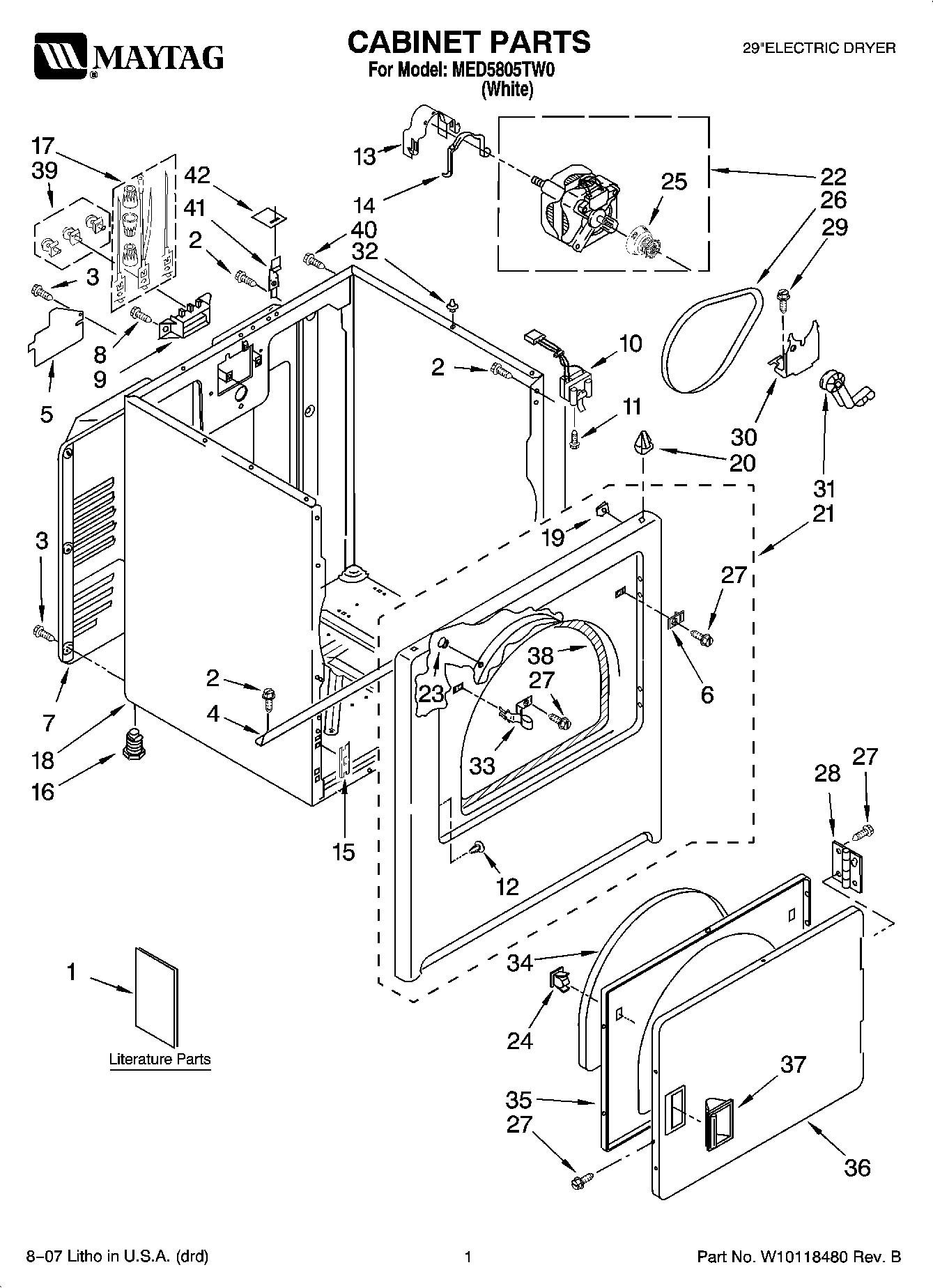 01 - CABINET PARTS