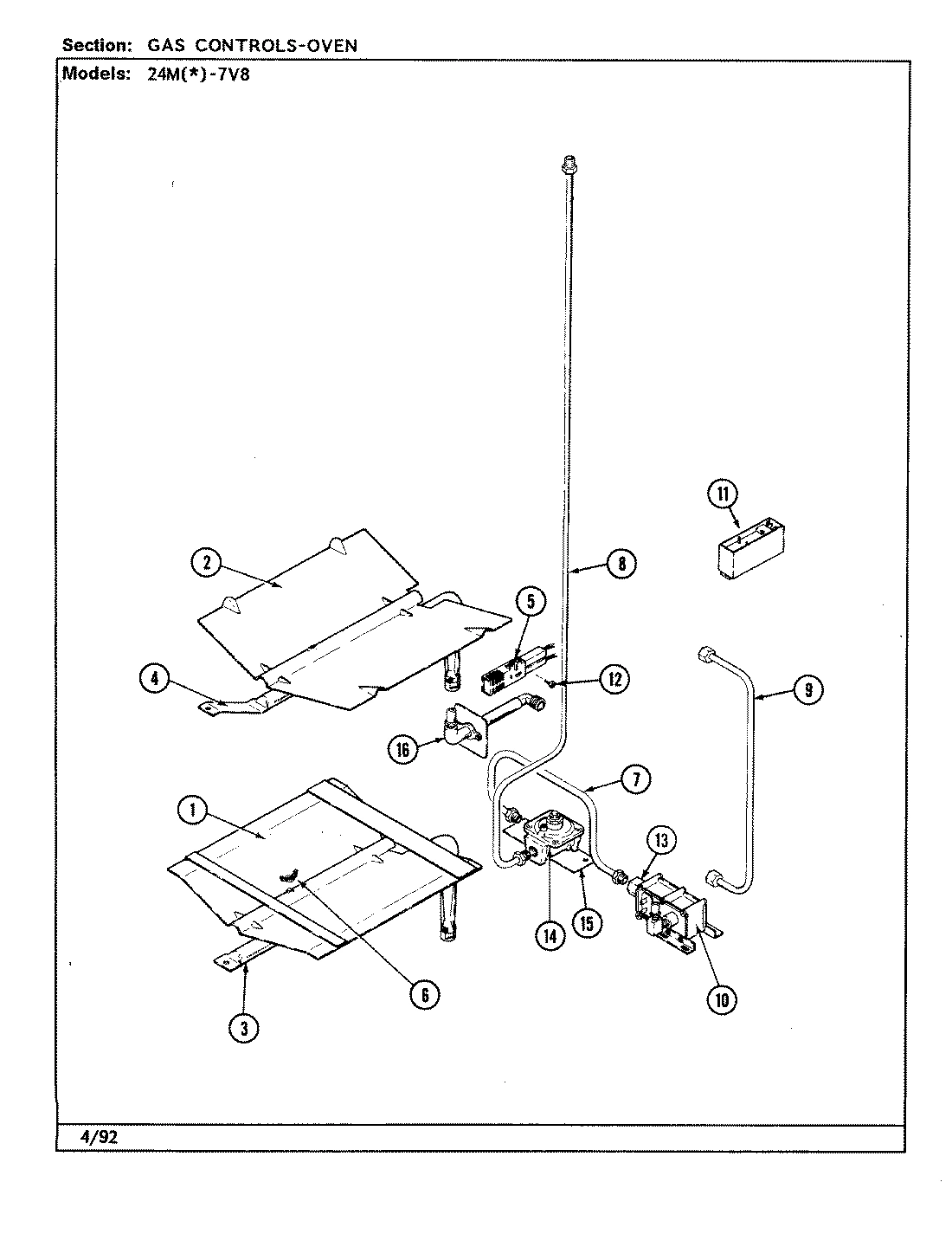 06 - GAS CONTROLS-OVEN