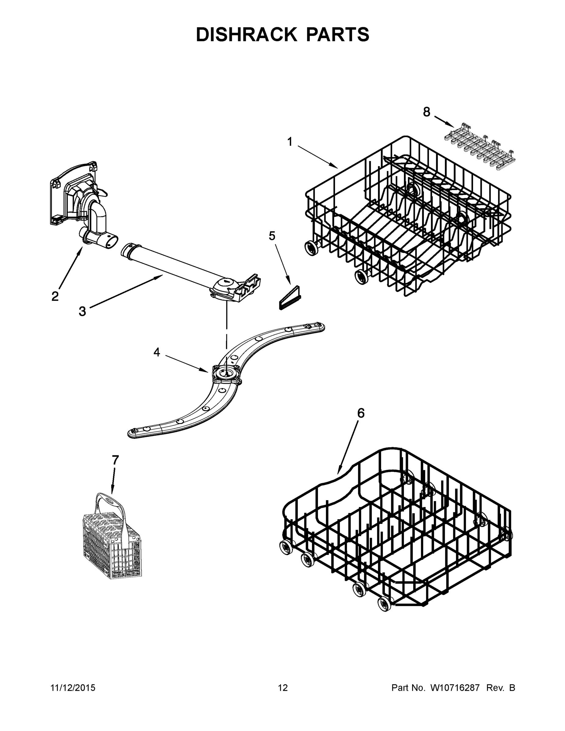 07 - DISHRACK PARTS