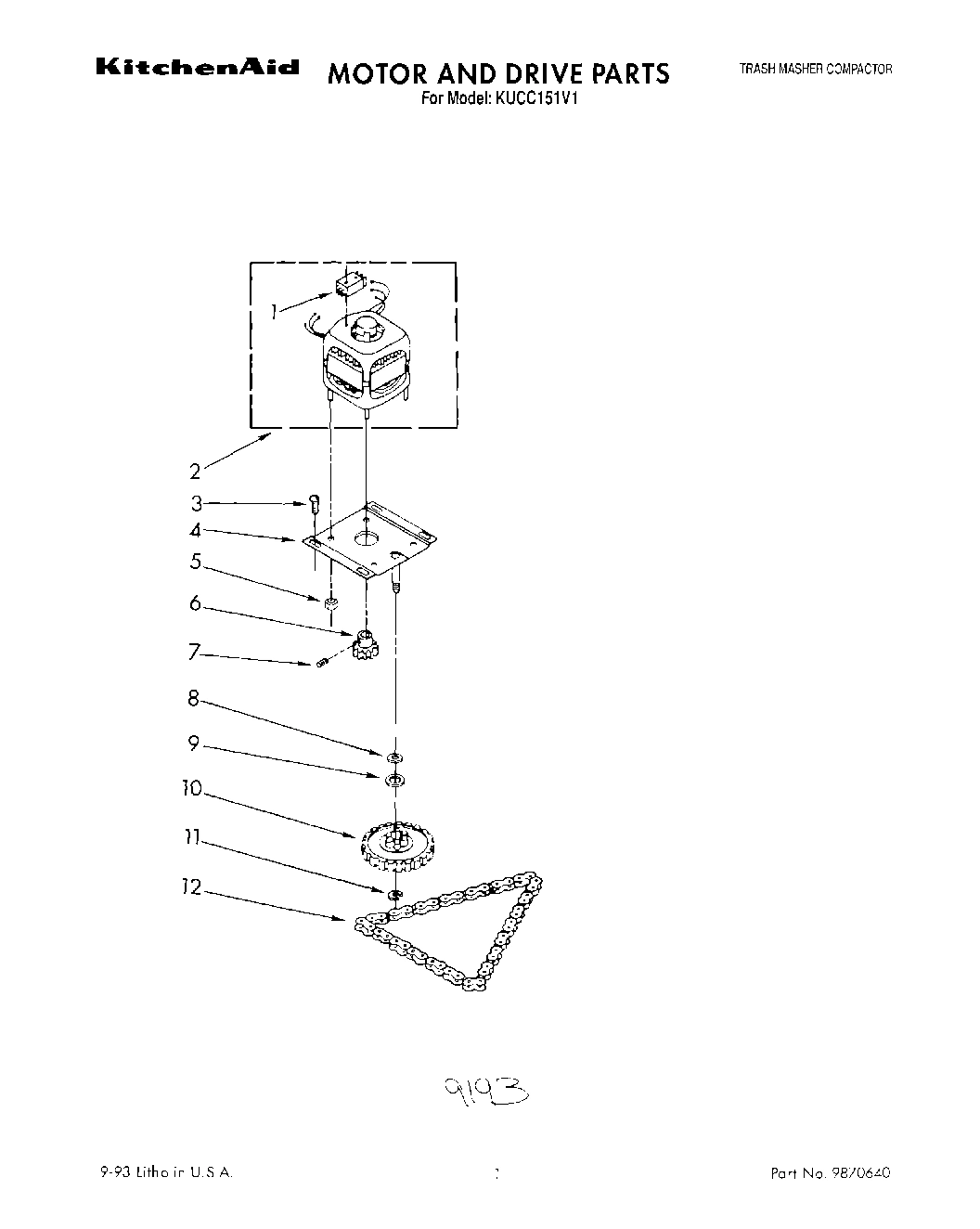 01 - MOTOR AND DRIVE, LIT/OPTIONAL