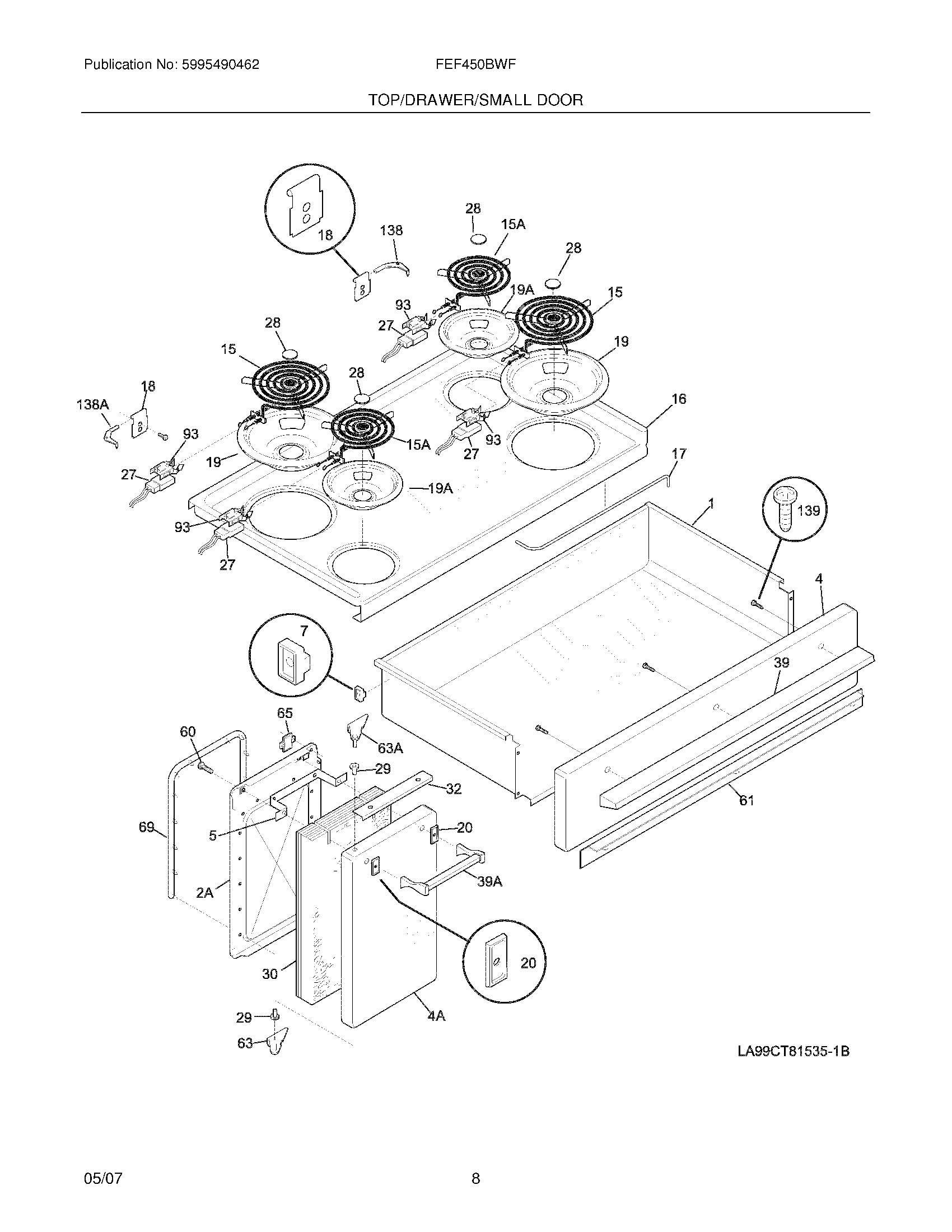 07 - TOP/DRAWER/SMALL DOOR