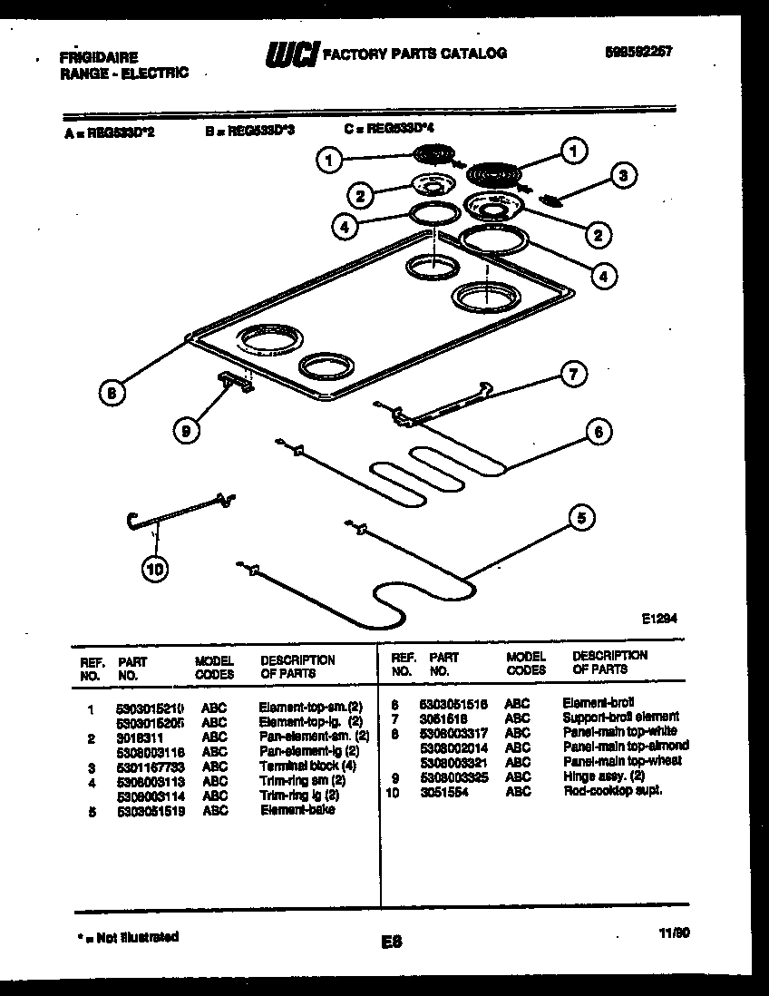 03 - COOKTOP AND BROILER PARTS
