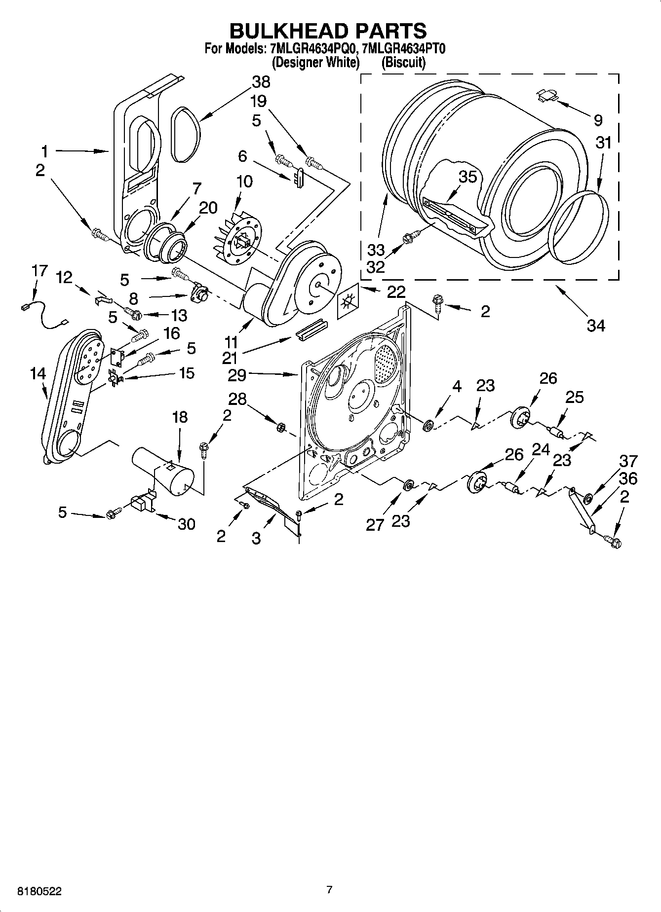 04 - BULKHEAD PARTS, OPTIONAL PARTS (NOT INCLUDED)
