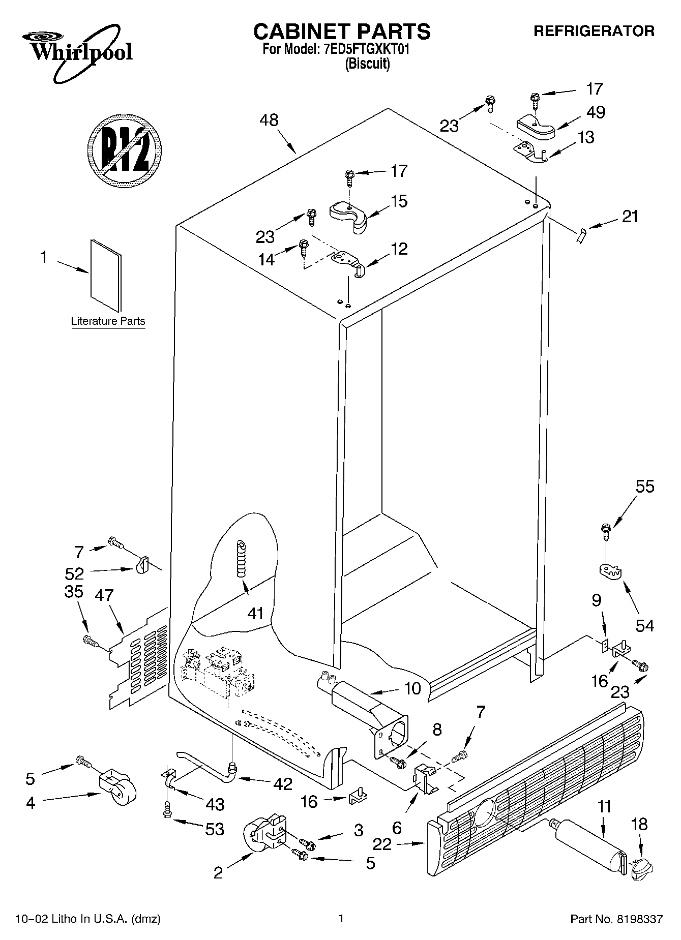 01 - CABINET, LITERATURE