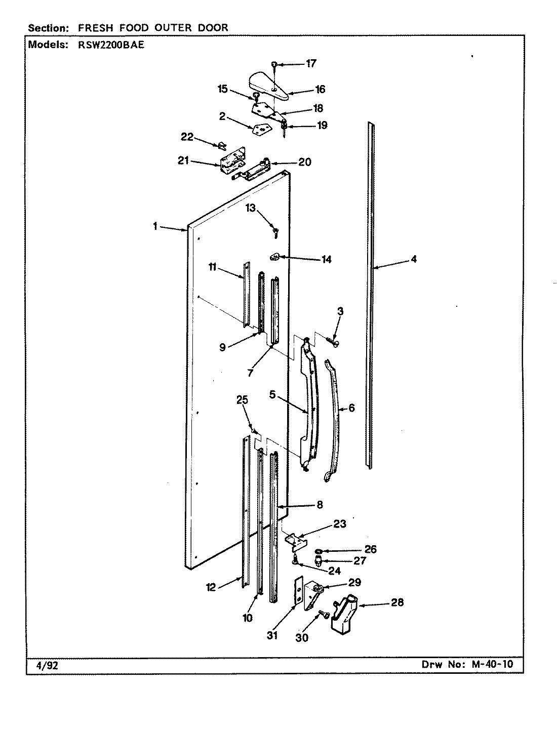 06 - FRESH FOOD OUTER DOOR