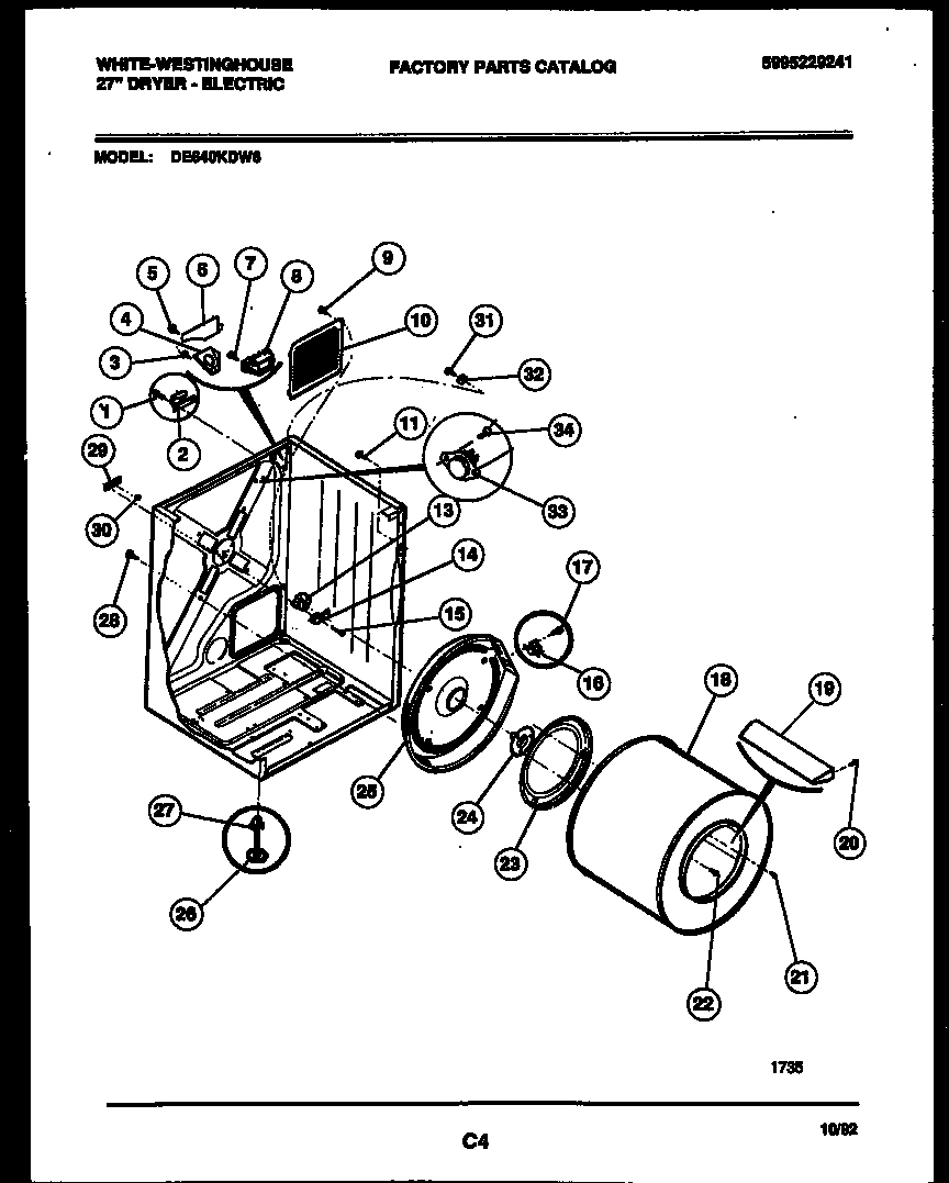 02 - CABINET AND COMPONENT PARTS