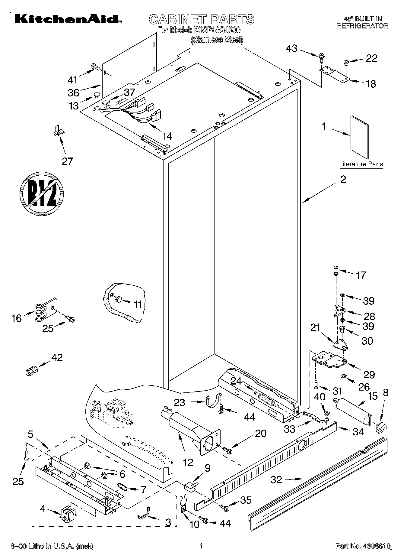 01 - CABINET, LITERATURE